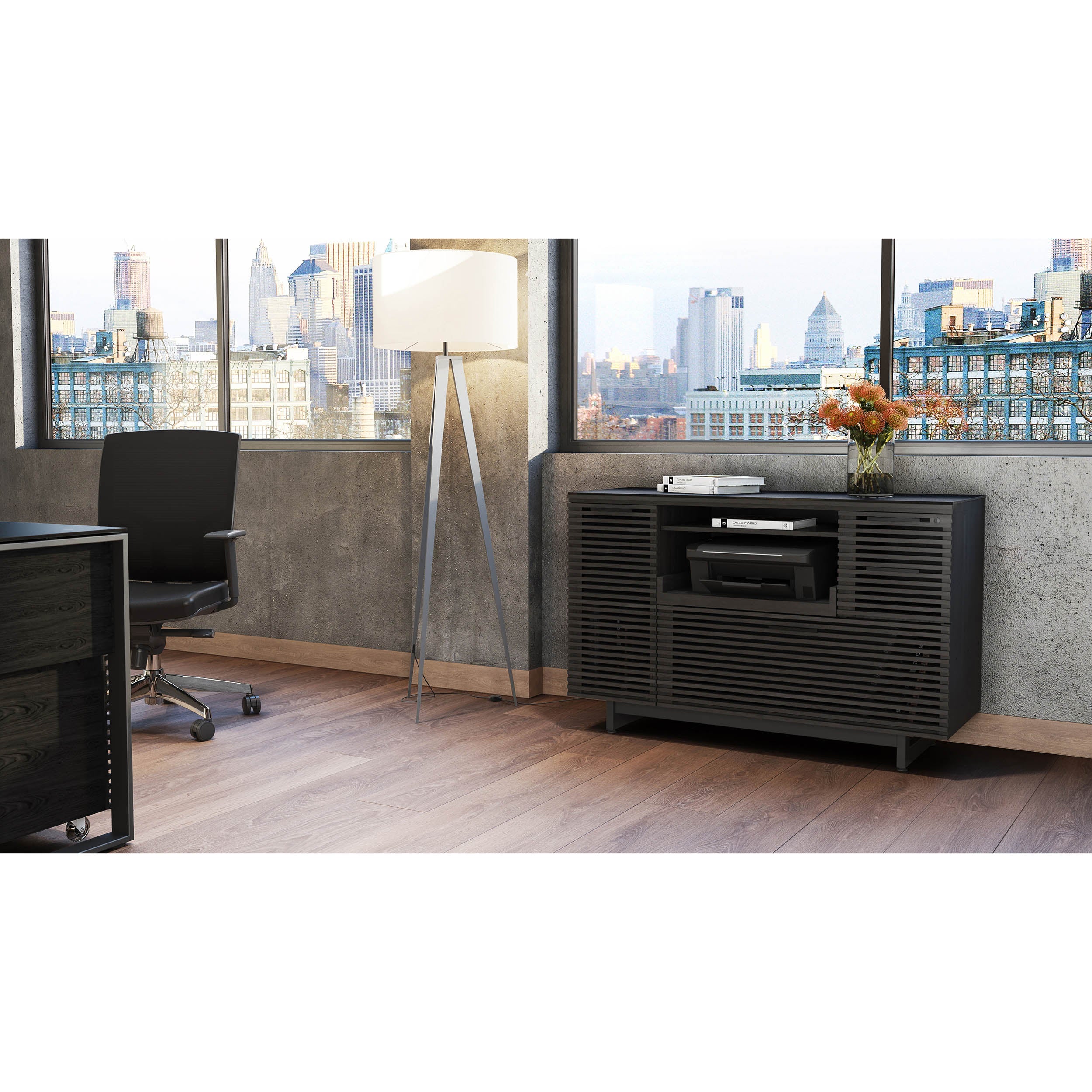 Corridor Office 6520, Charcoal Stained Ash