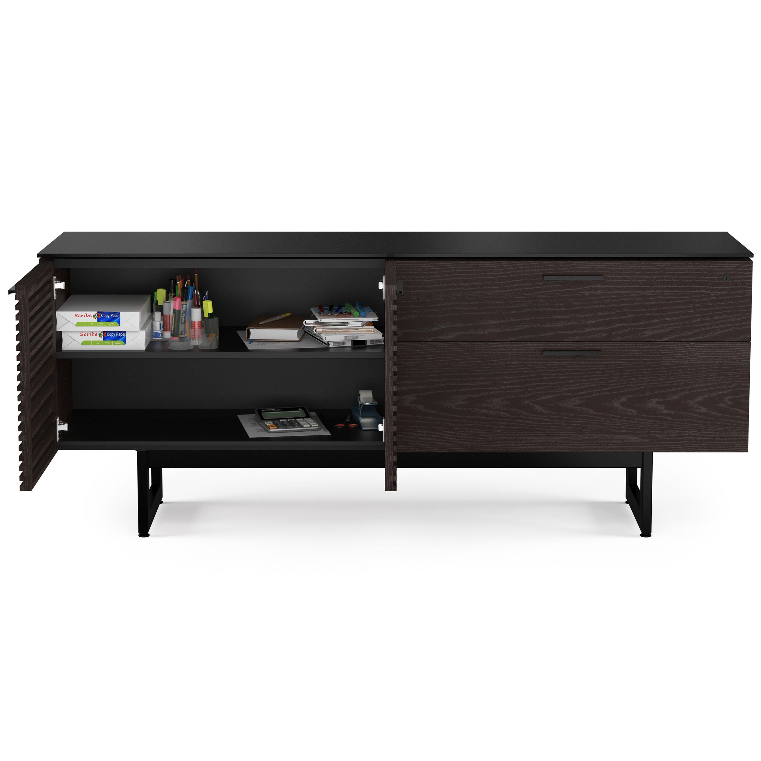 Corridor Office 6529, Charcoal Stained Ash