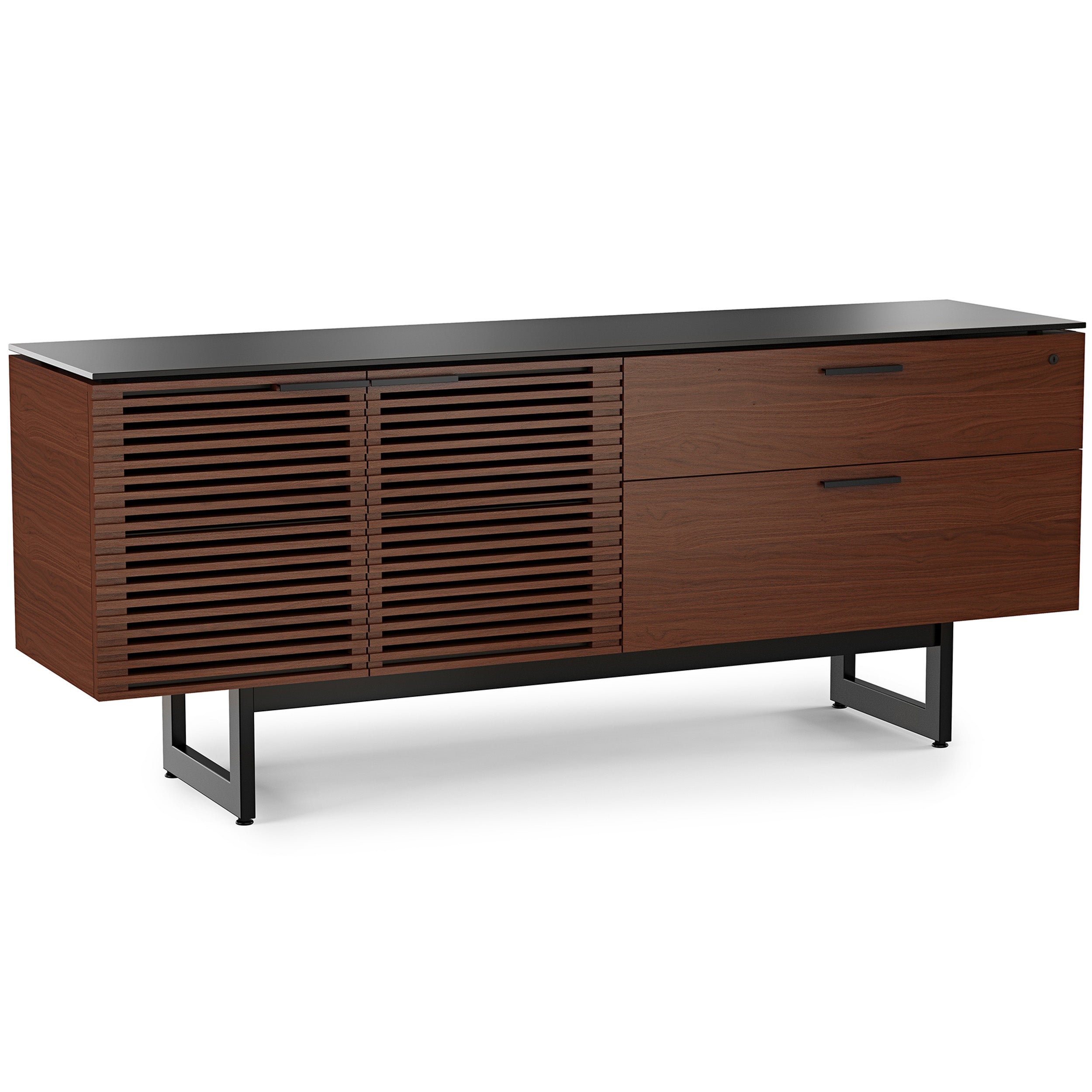 Corridor Office 6529, Chocolate Stained Walnut