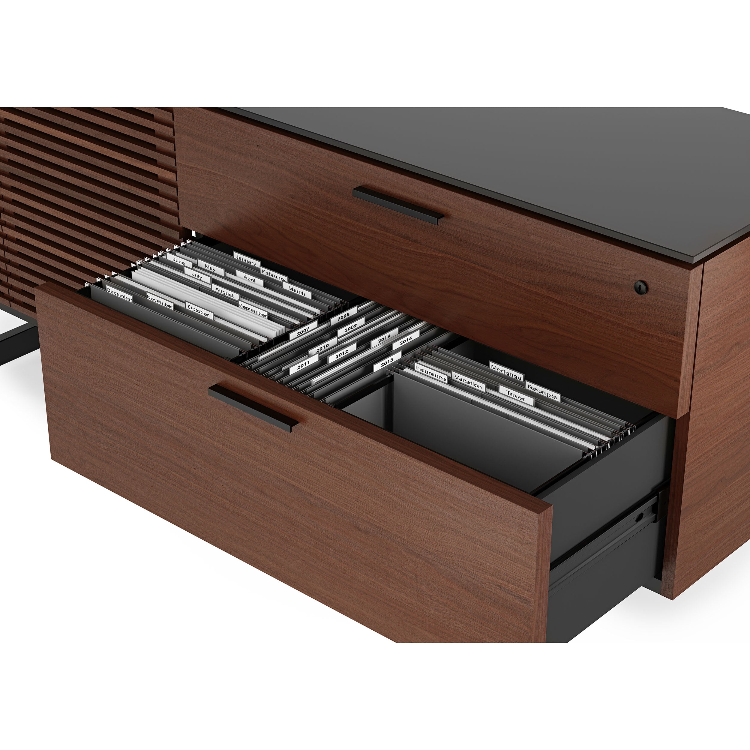 Corridor Office 6529, Chocolate Stained Walnut