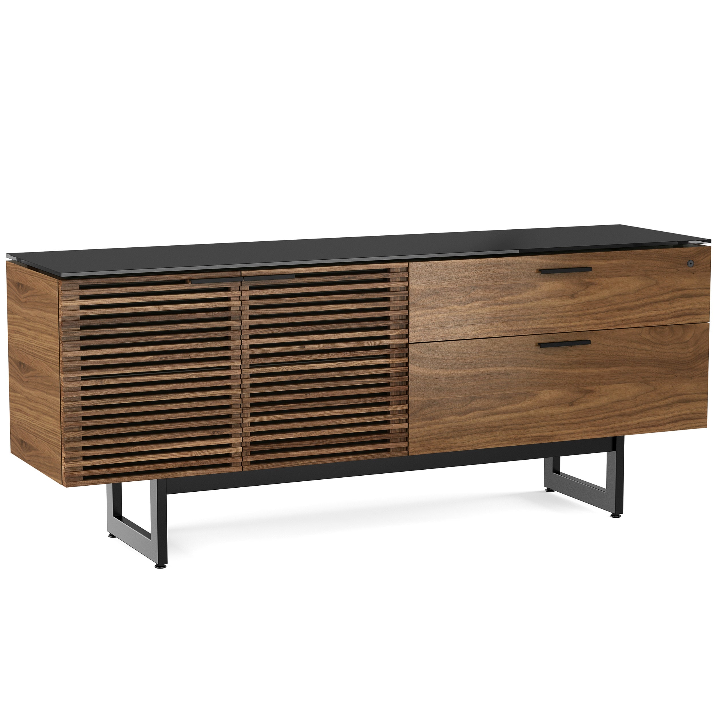 Corridor Office 6529, Natural Walnut