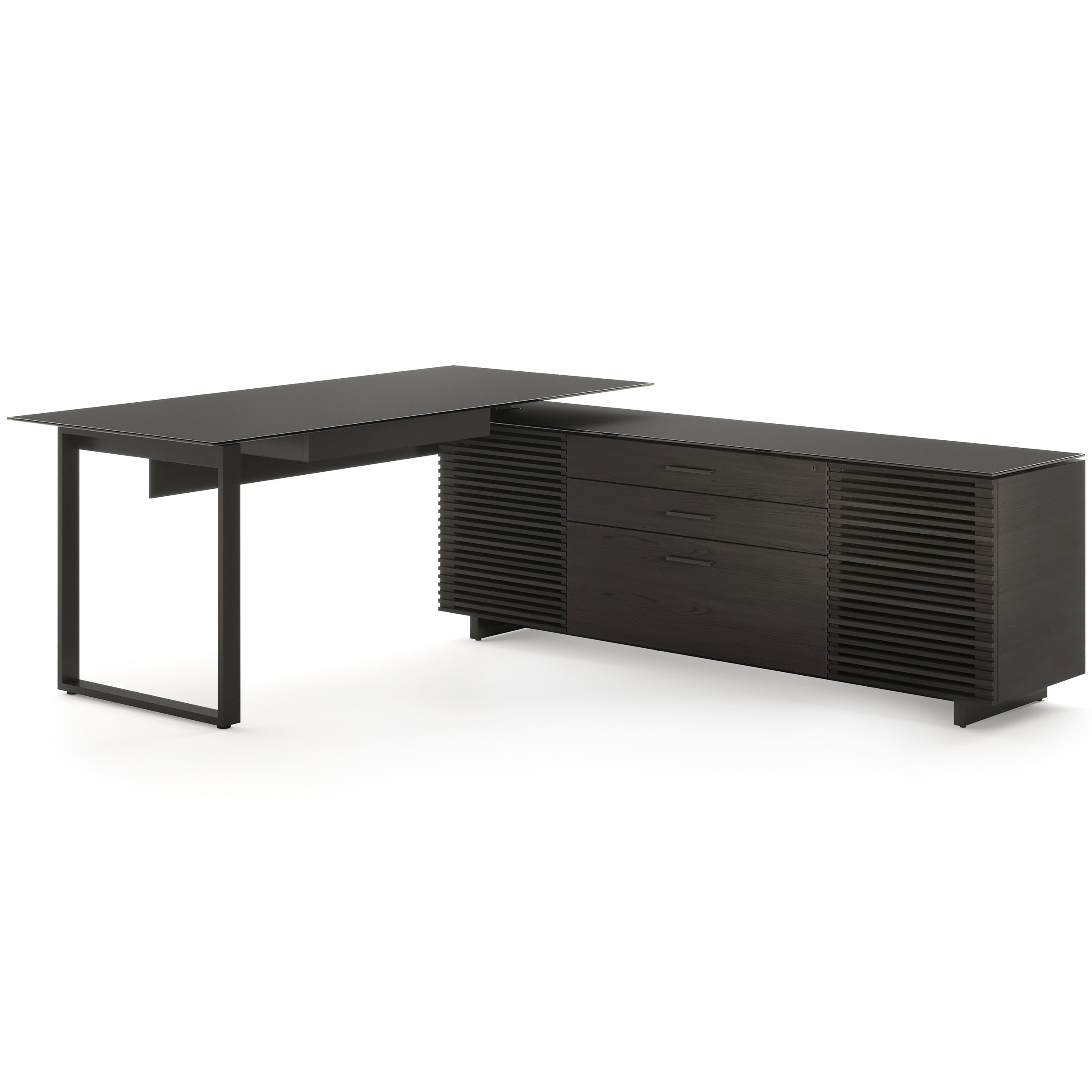Corridor Office 6531, Charcoal Stained Ash