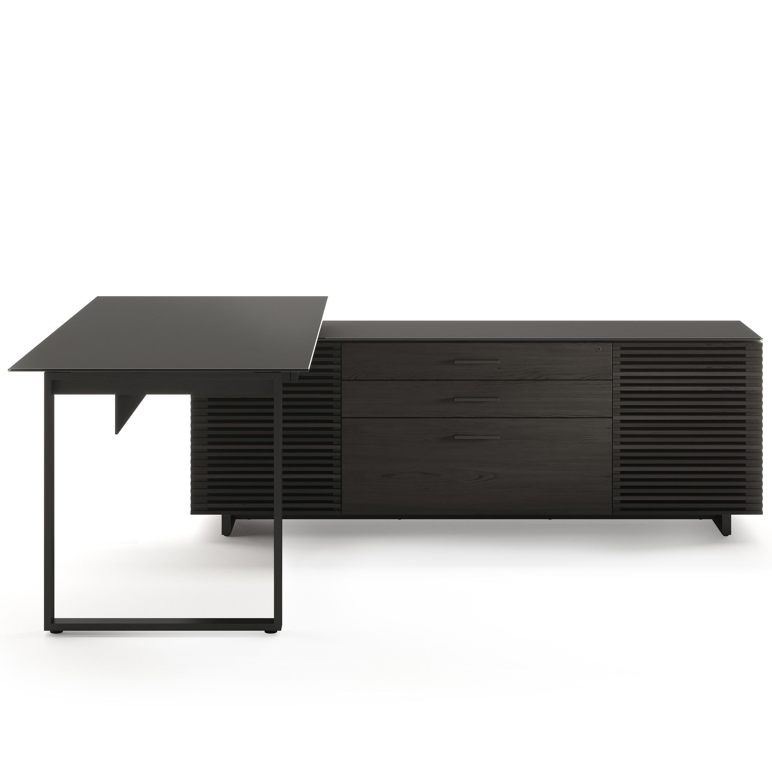 Corridor Office 6531, Charcoal Stained Ash