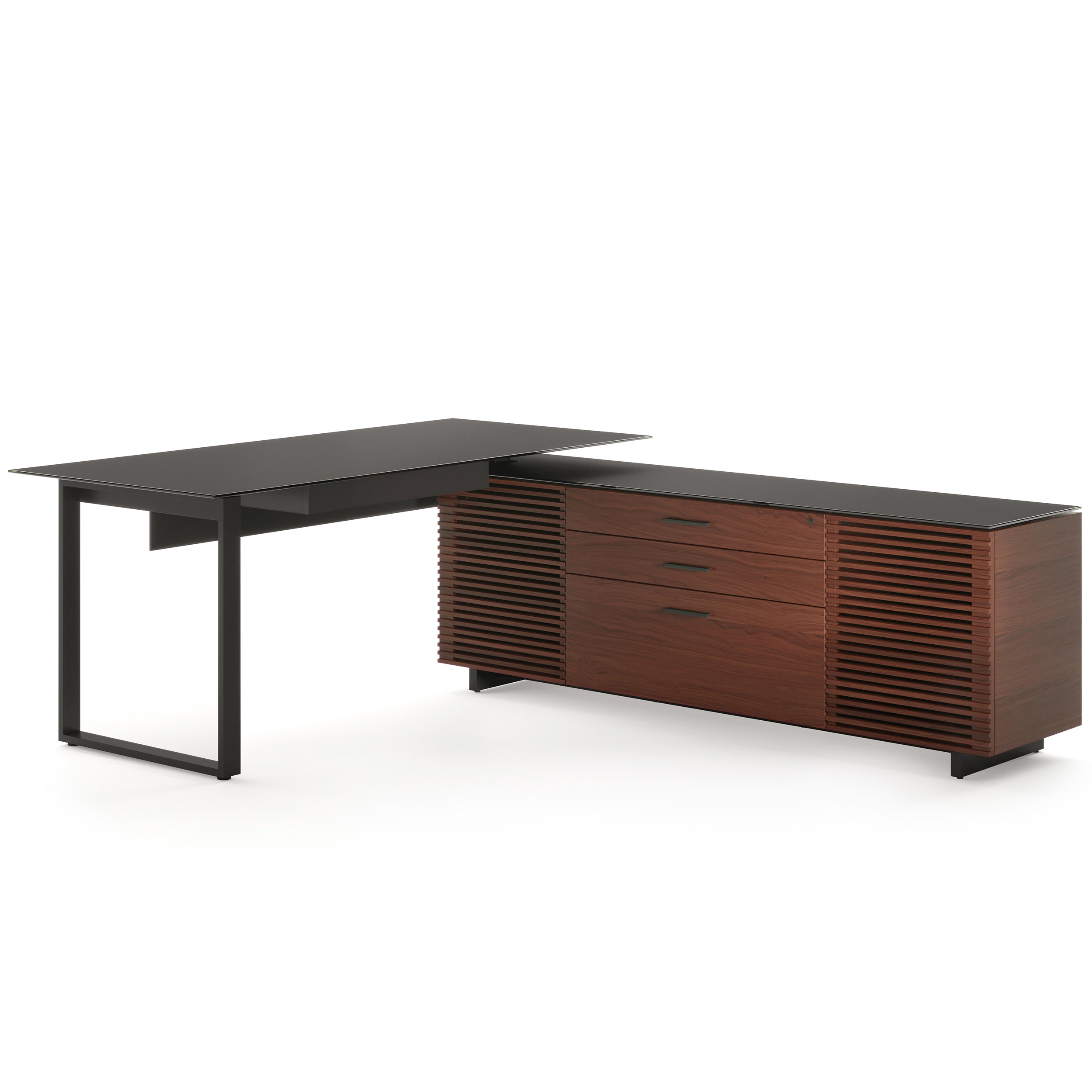 Corridor Office 6531, Chocolate Stained Walnut