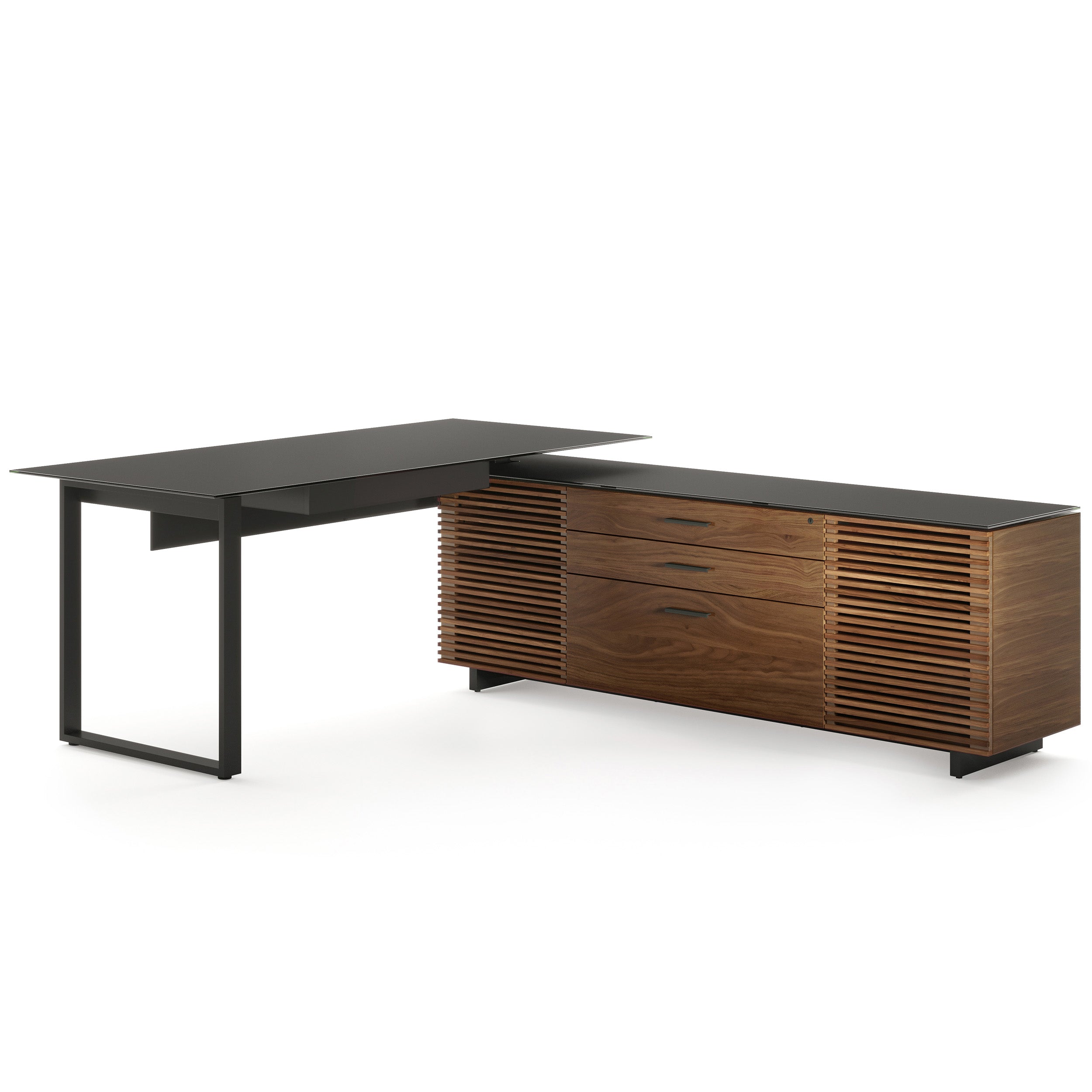 Corridor Office 6531, Natural Walnut