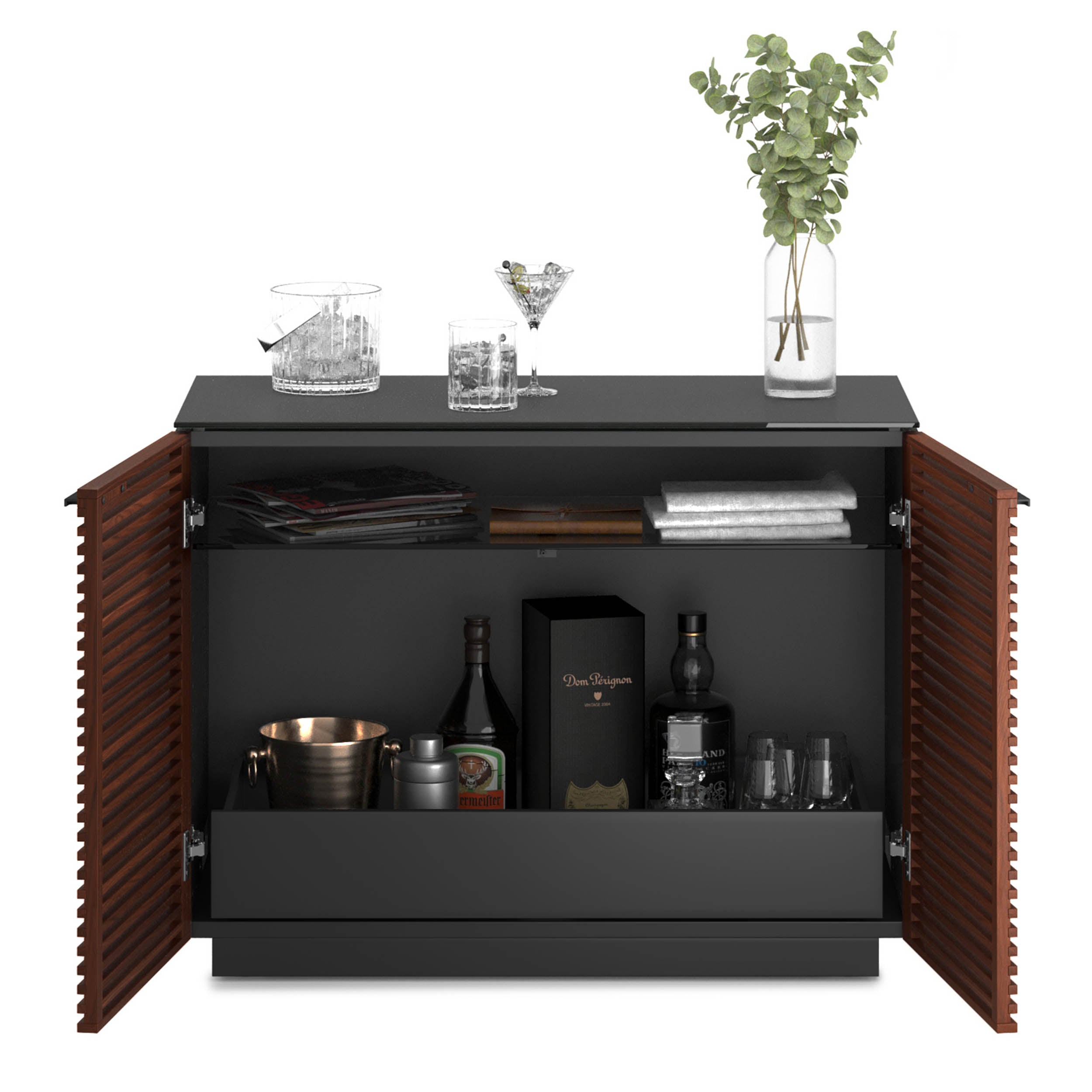 Corridor Storage 8108, Chocolate Stained Walnut
