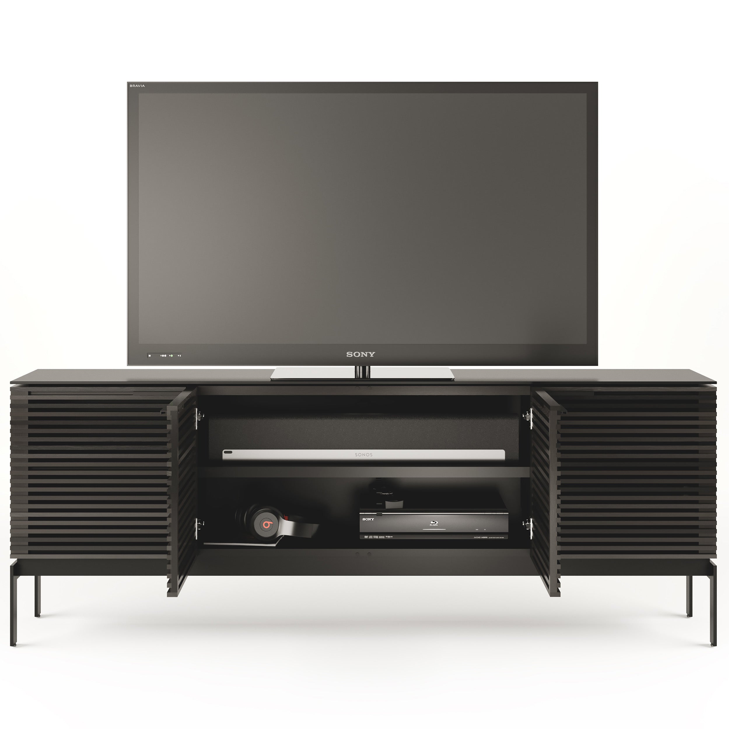 Corridor Storage SV 7129, Charcoal Stained Ash