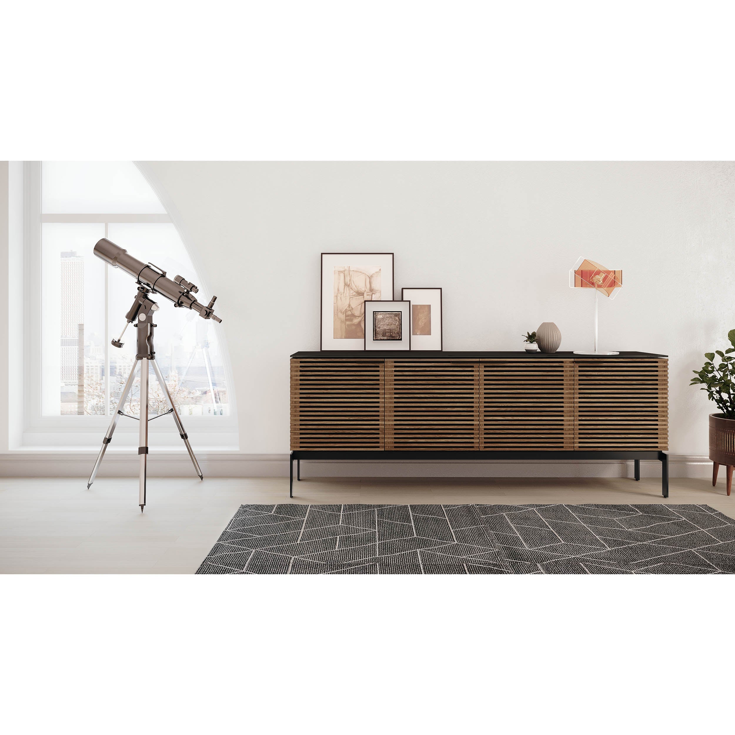 Corridor Storage SV 7129, Natural Walnut