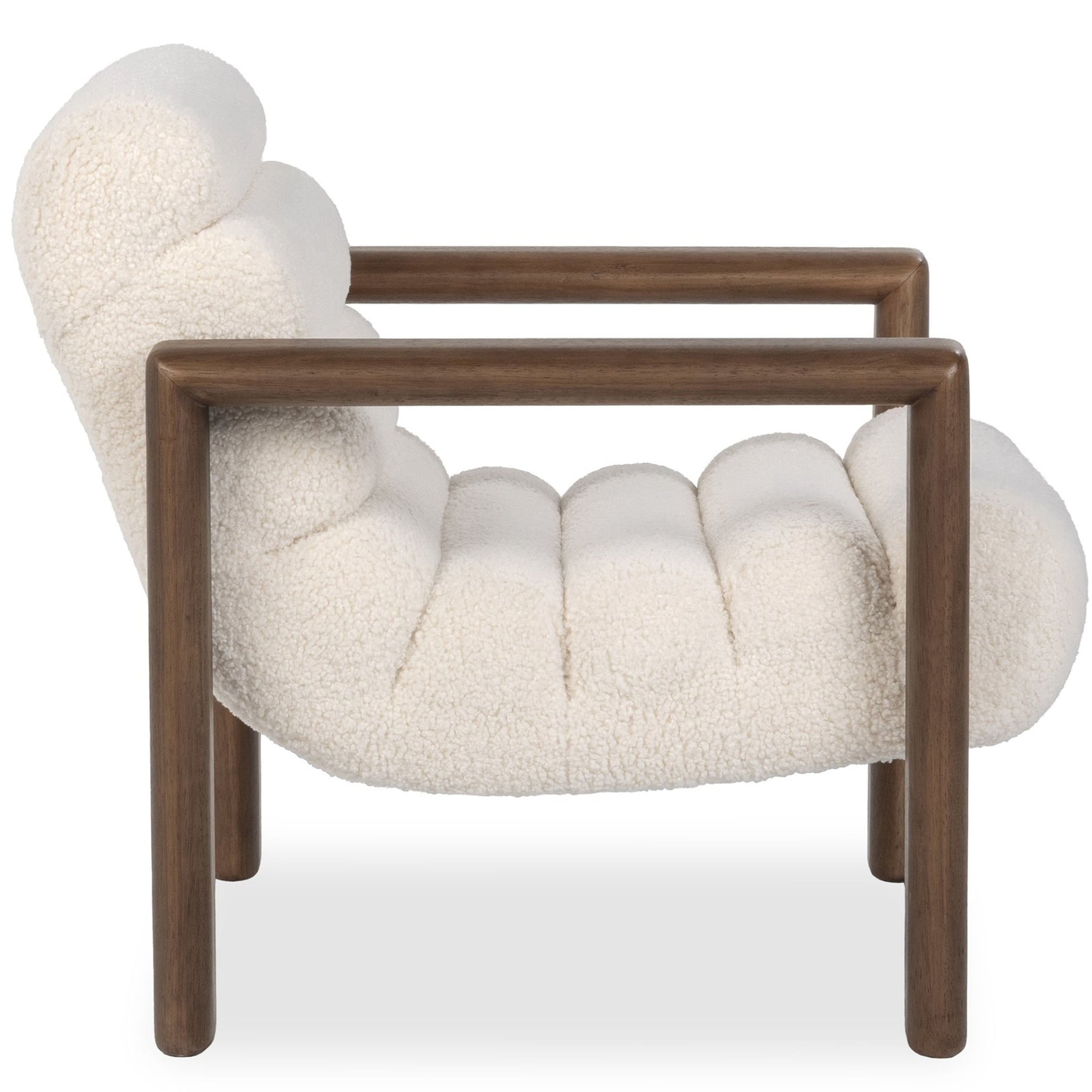 Dahlia Accent Chair, Ivory