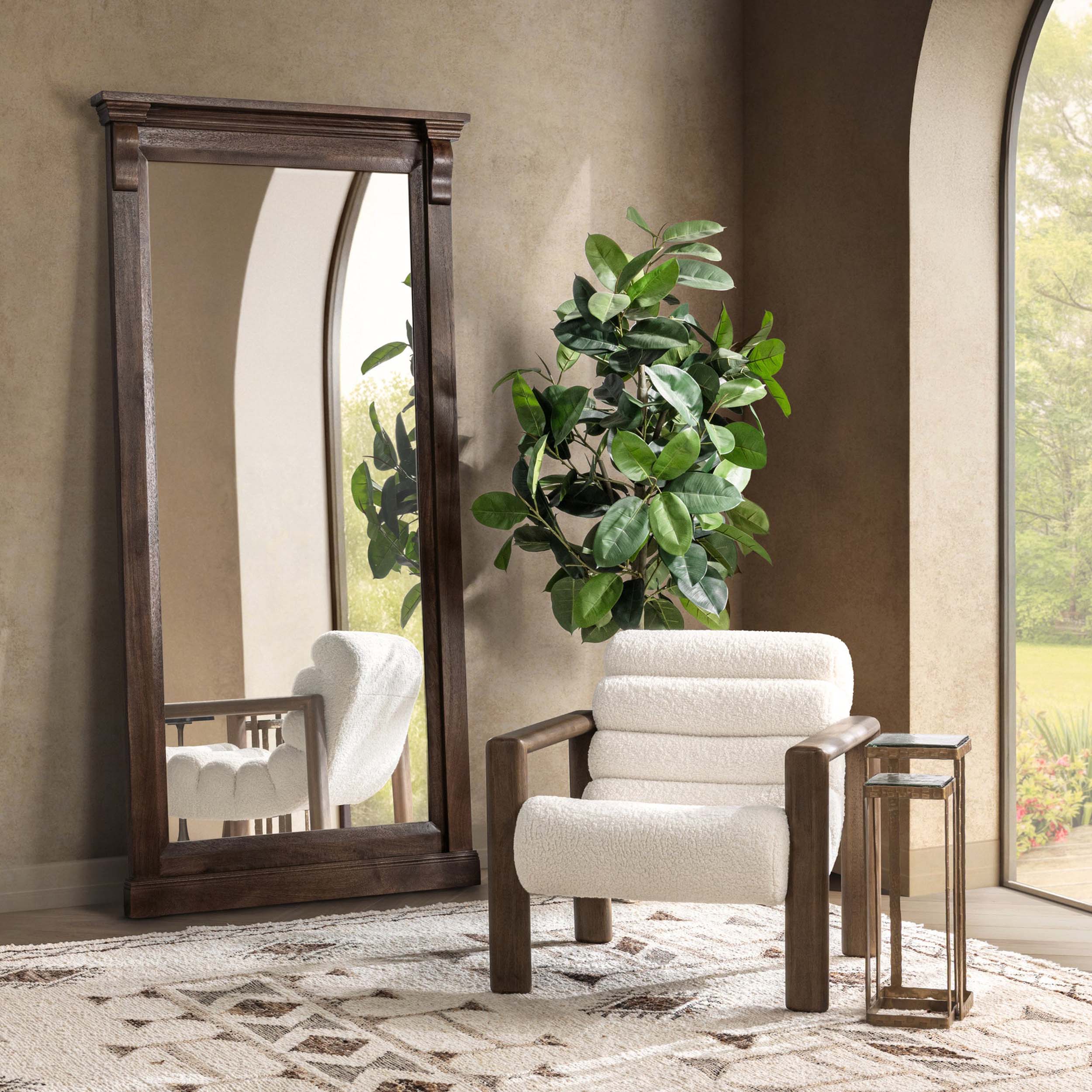 Dahlia Accent Chair, Ivory