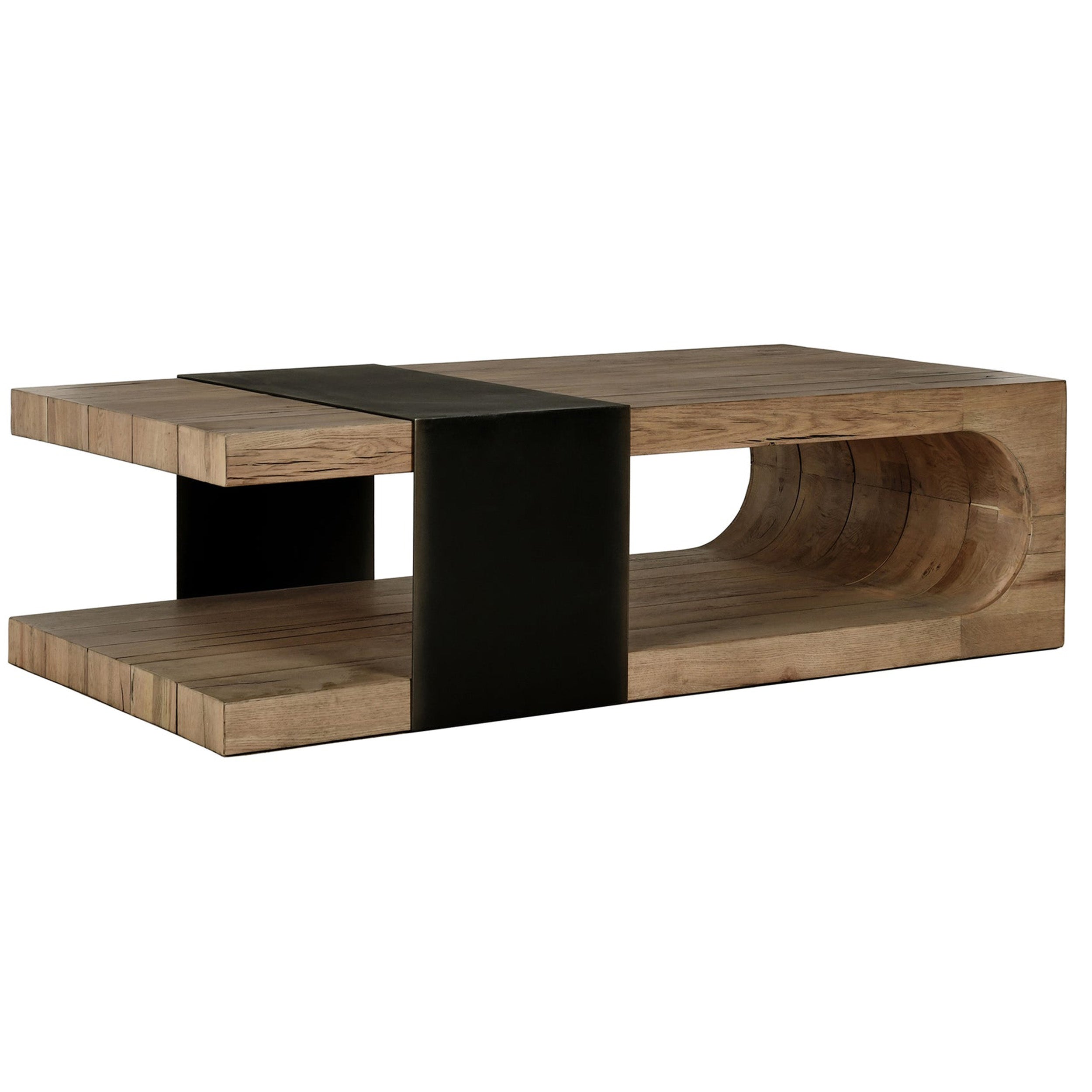 Danica Solid Wood Coffee Table, Cafe Brown