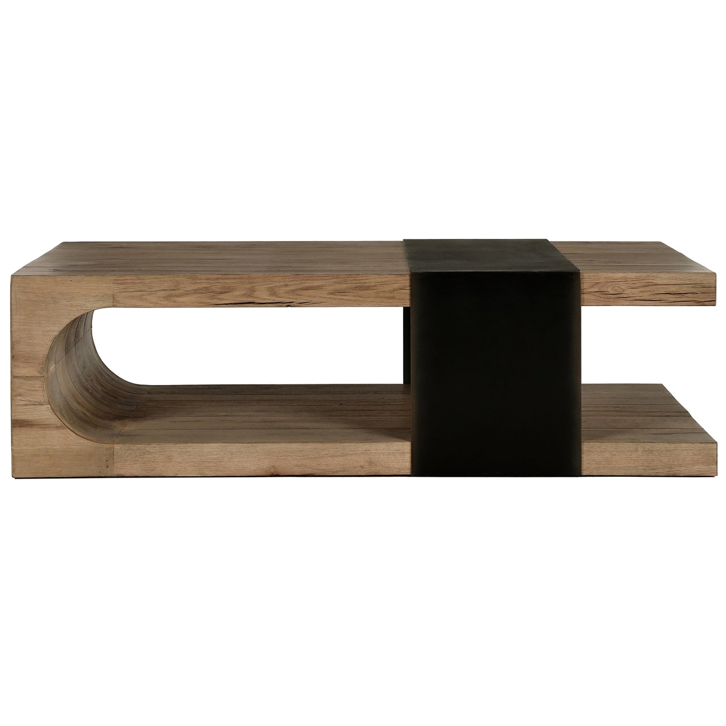 Danica Solid Wood Coffee Table, Cafe Brown