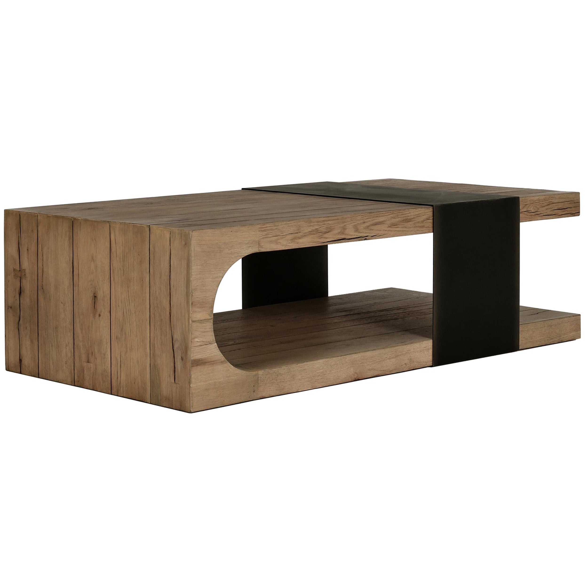 Danica Solid Wood Coffee Table, Cafe Brown