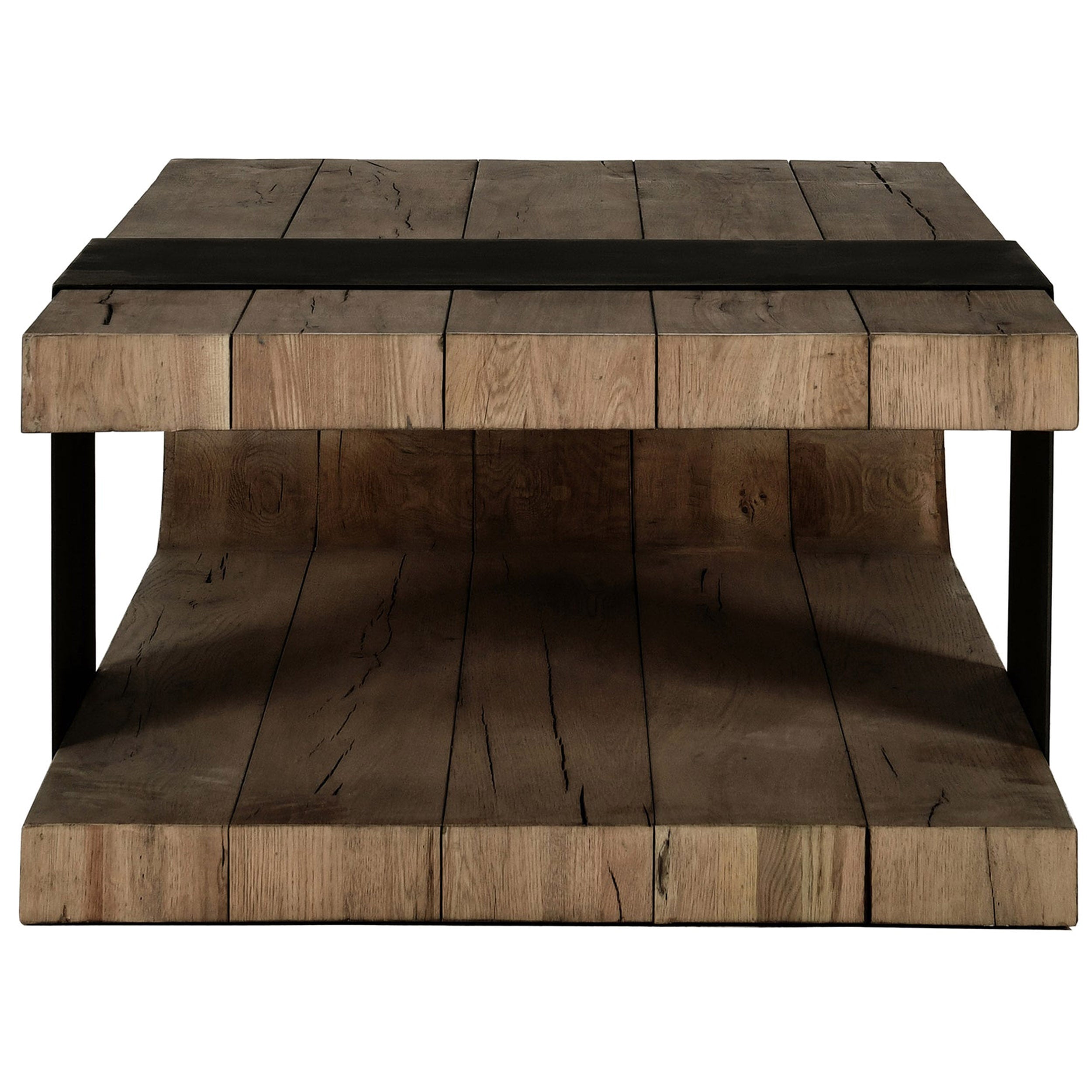 Danica Solid Wood Coffee Table, Cafe Brown