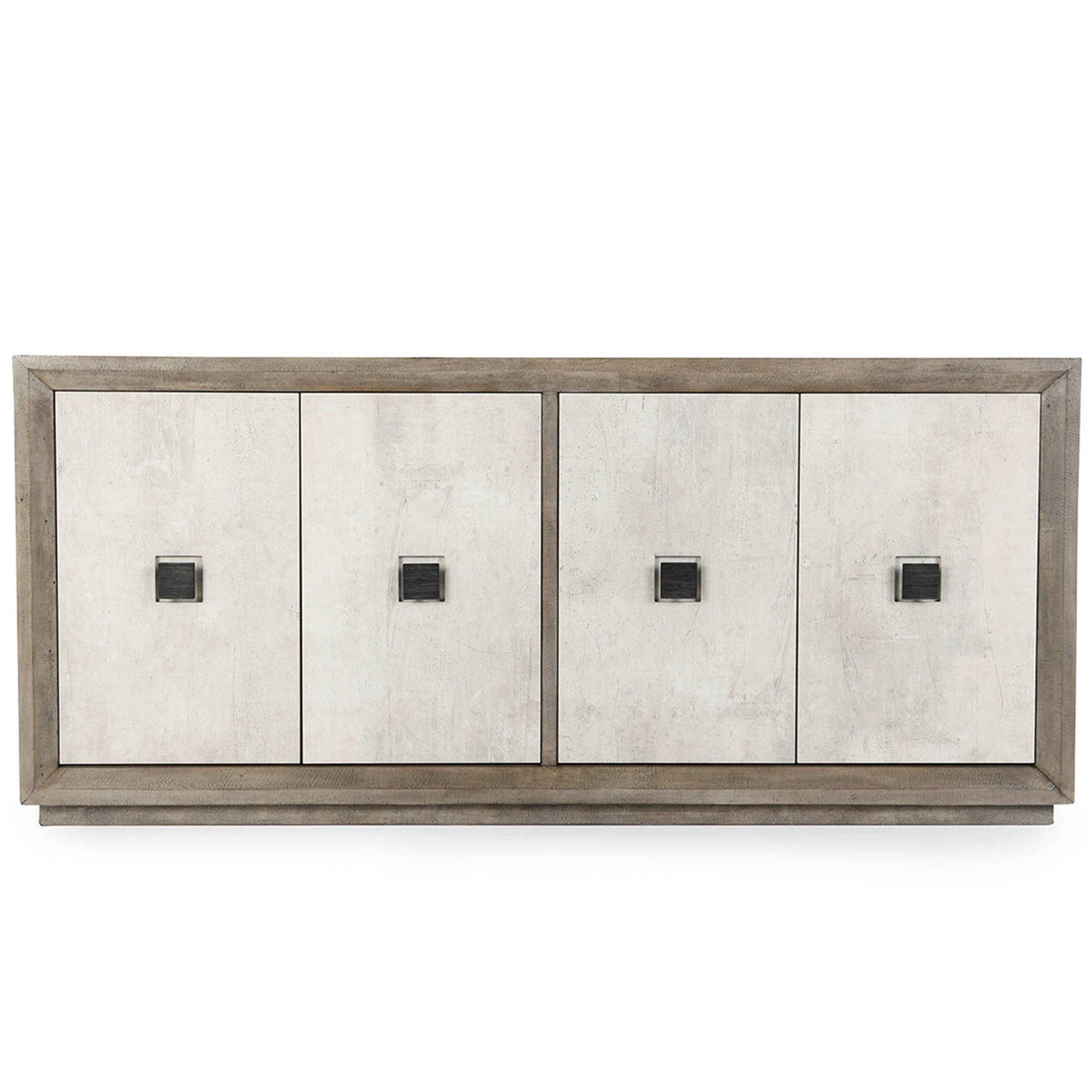 Denver 4Dr Cabinet, Distressed Grey