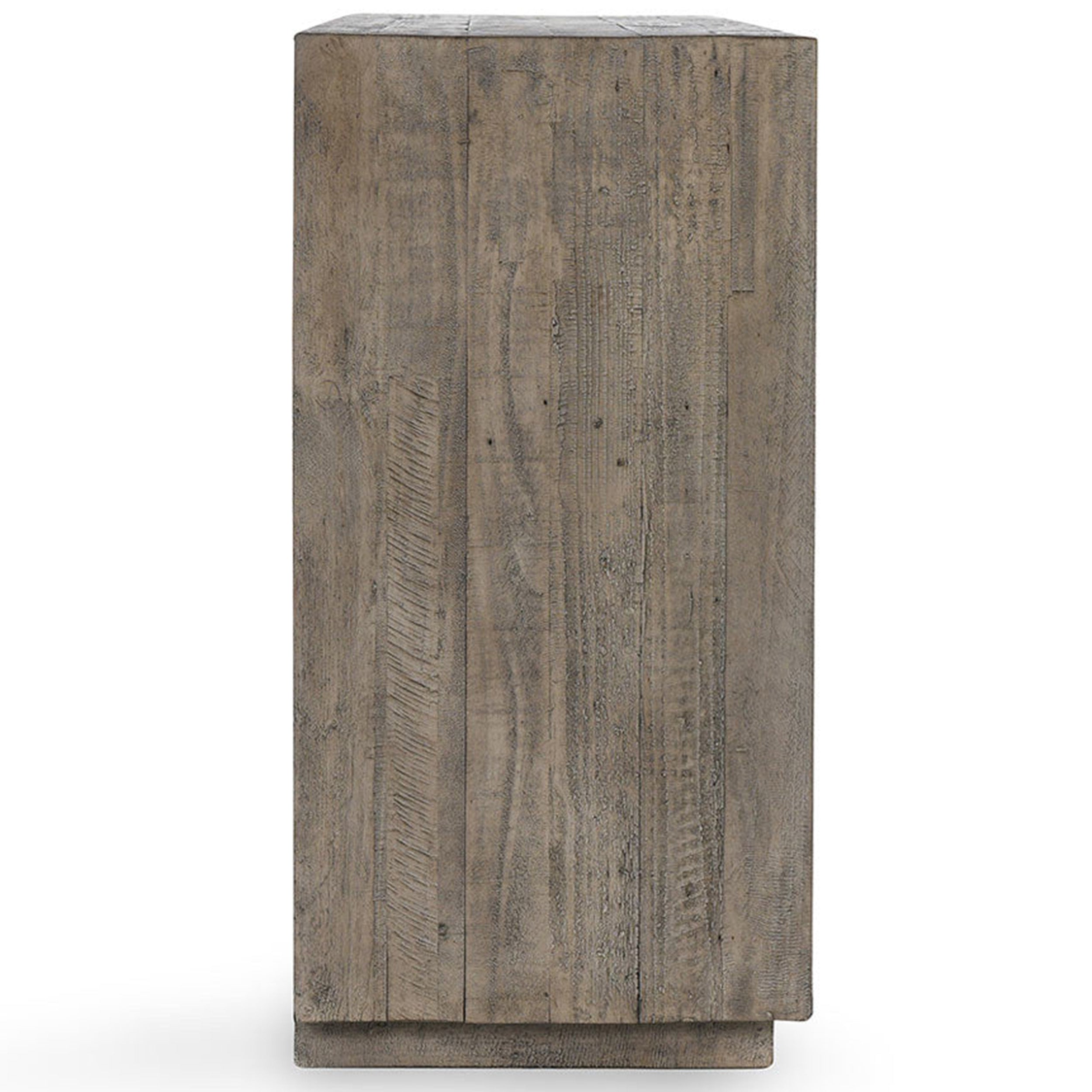 Denver 4Dr Cabinet, Distressed Grey