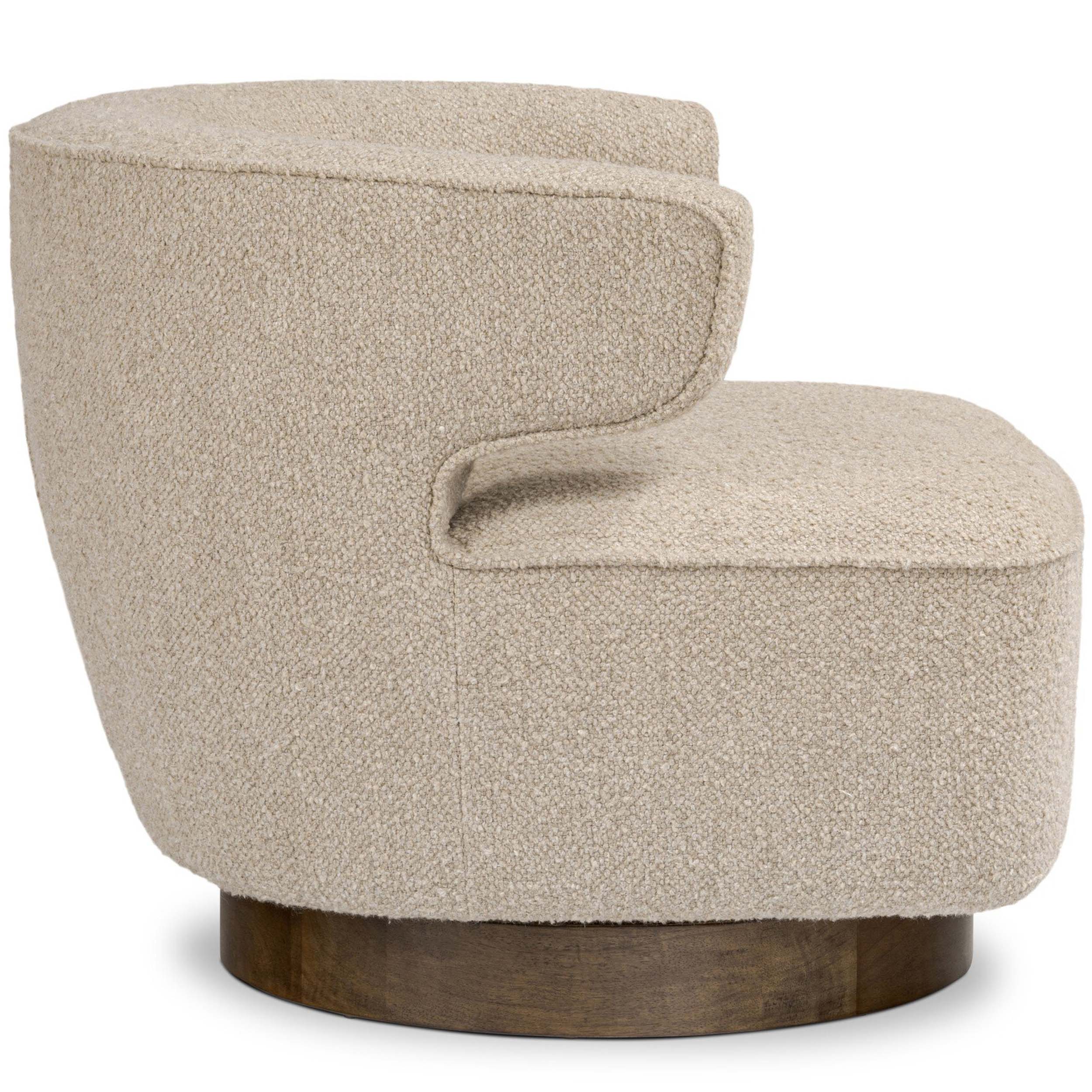 Dottie Swivel Chair, Berber Oatmeal
