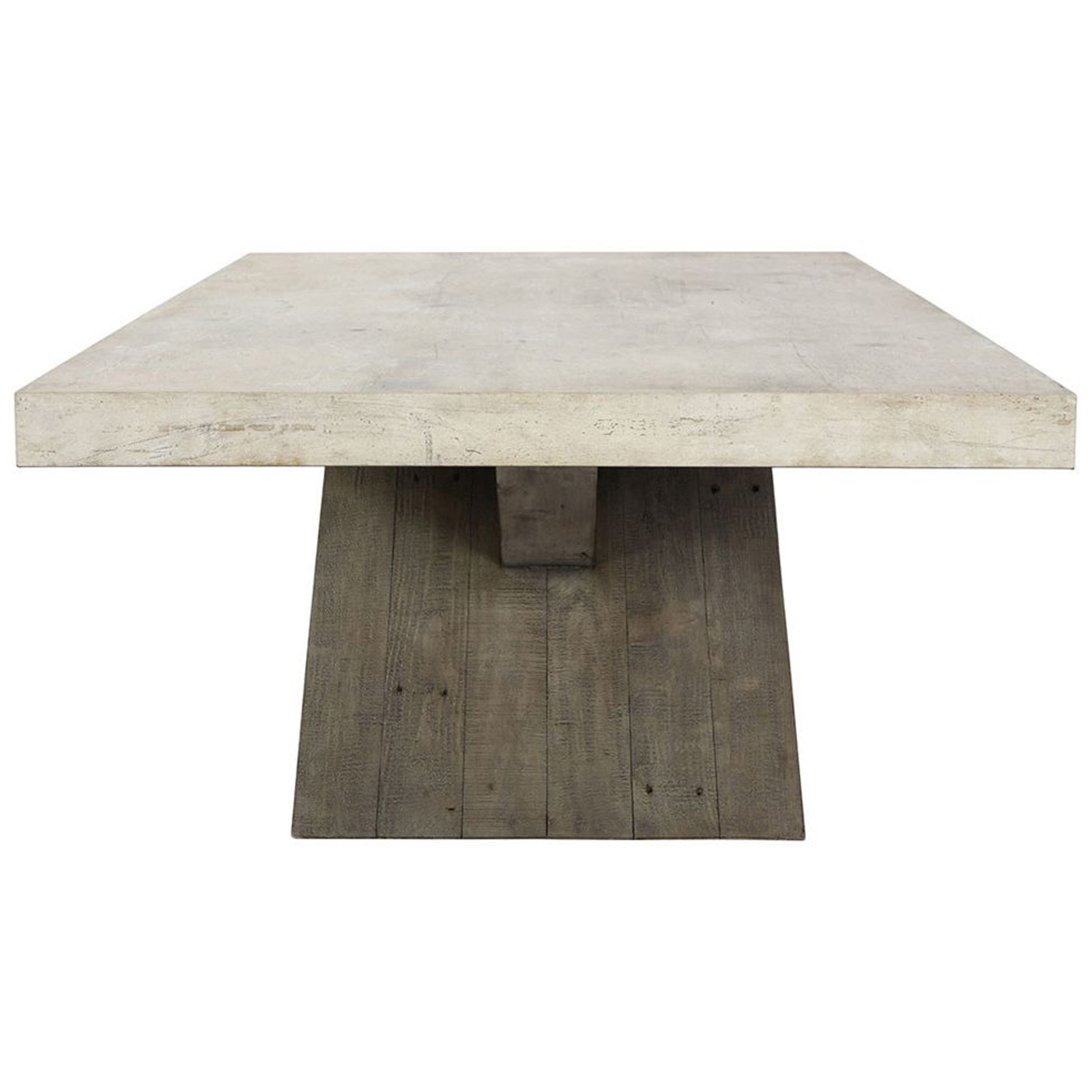 Durant Coffee Table, Distressed Brown