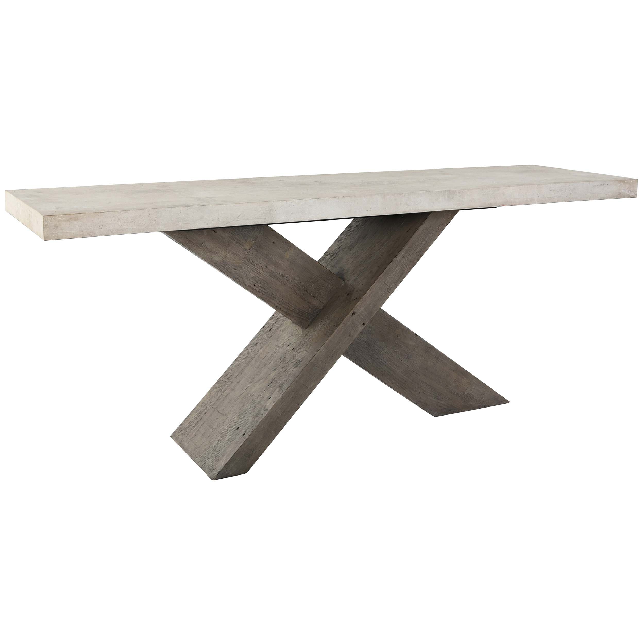 Durant Console, Distressed Grey