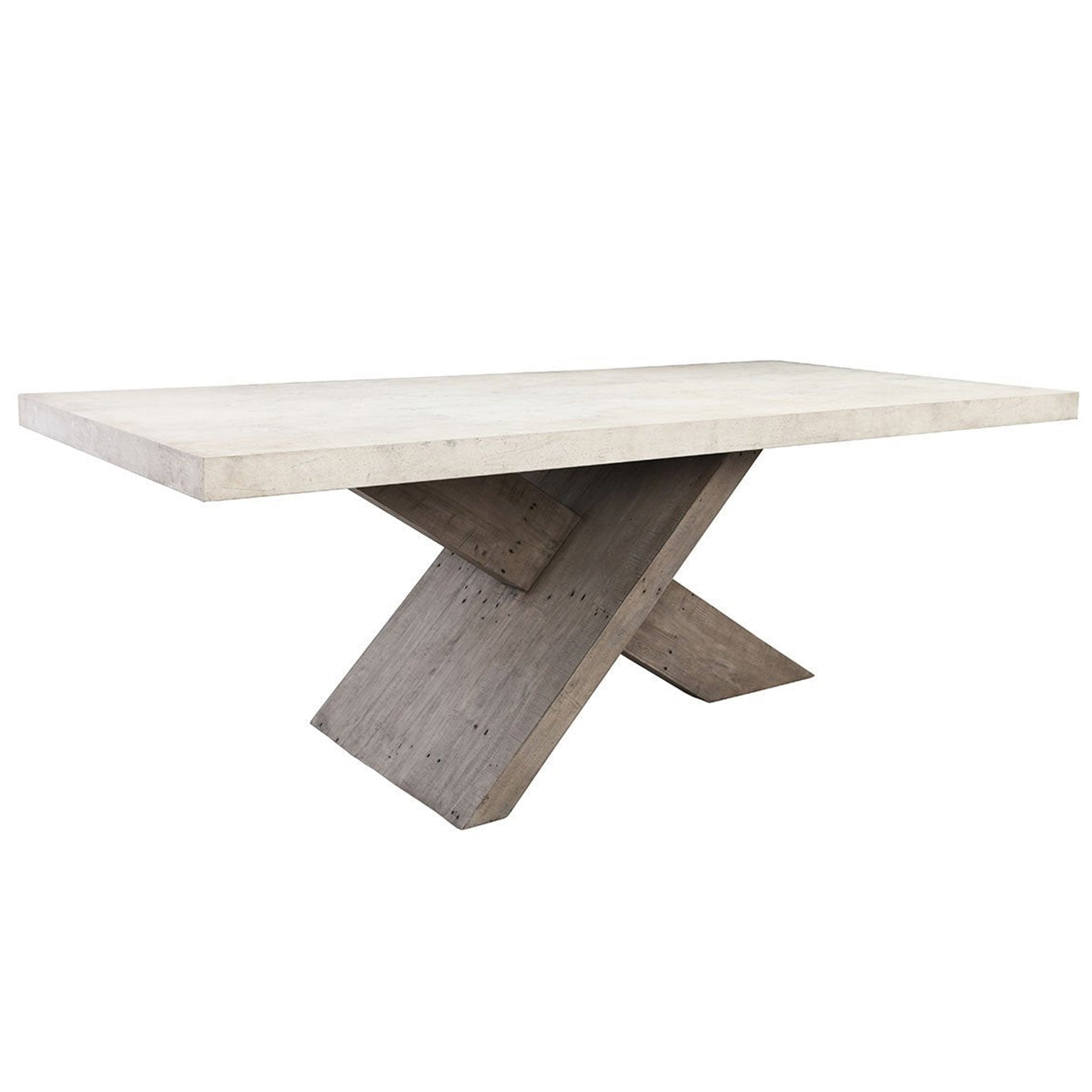 Durant Dining Table, Antique White/Gey
