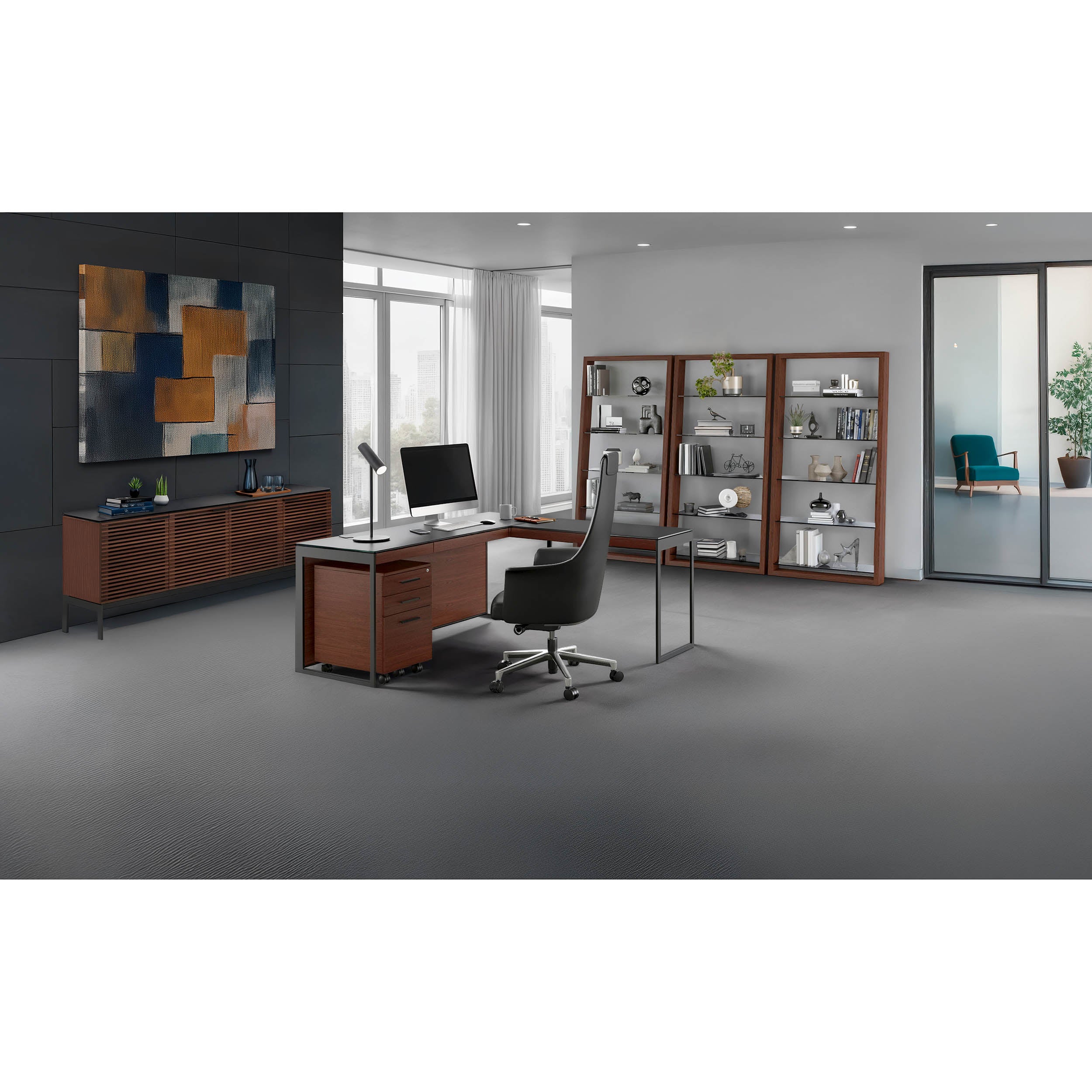 Eileen 5166, Chocolate Stained Walnut