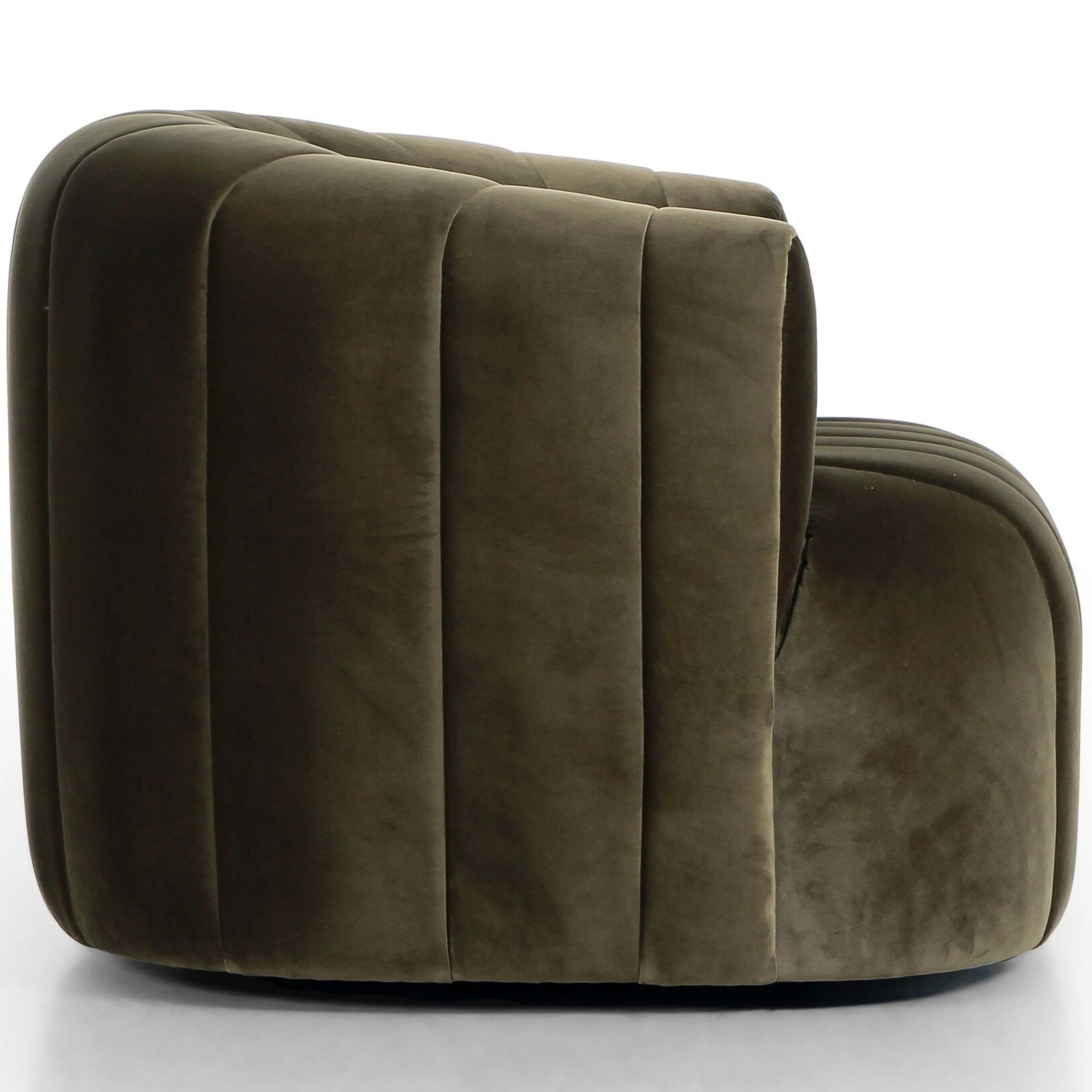 Elliana Swivel Chair, Surrey Olive