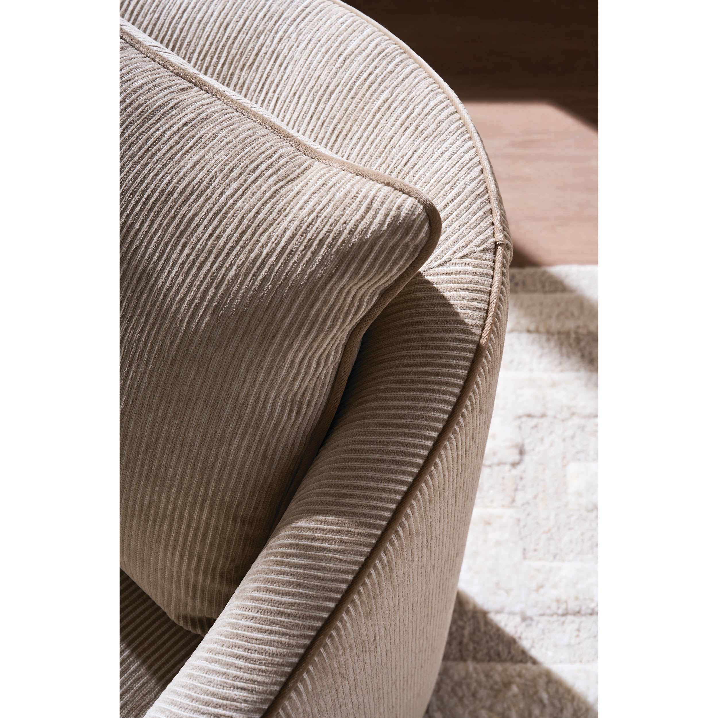 Emmerson Quick Ship Swivel Chair, Beige