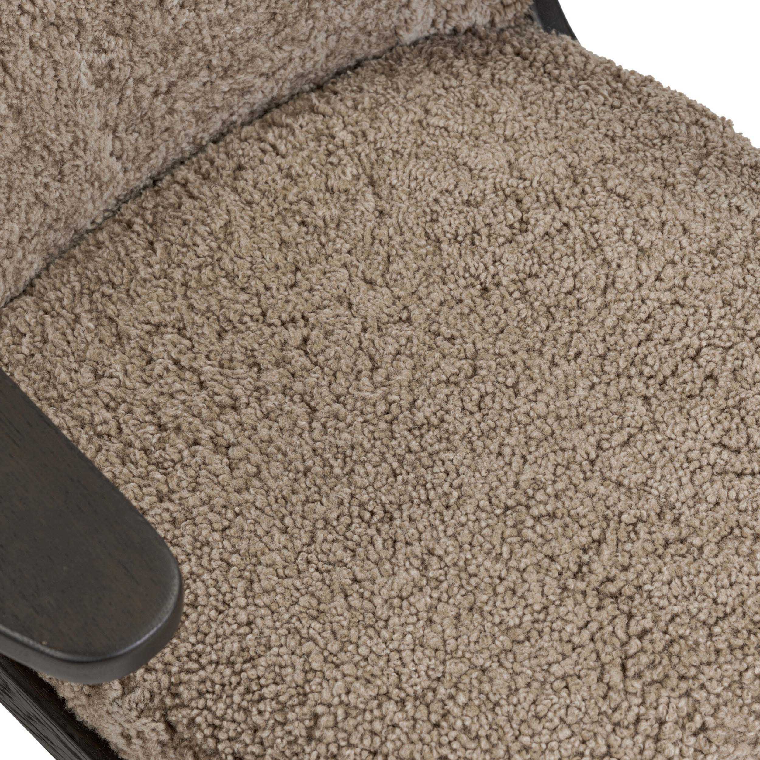 Fabian Chair, Taupe Shearling