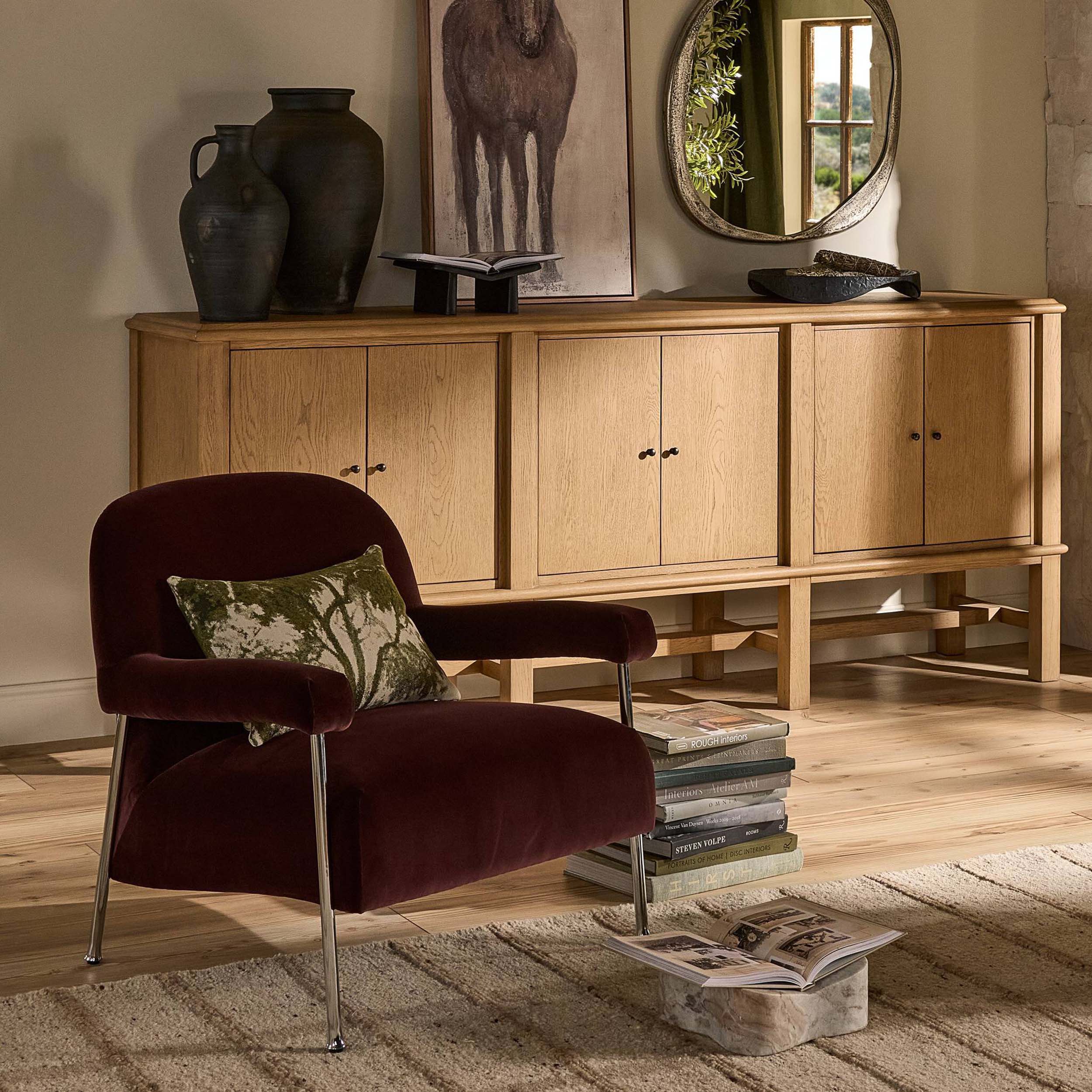 Gabriette Chair, Surrey Plum