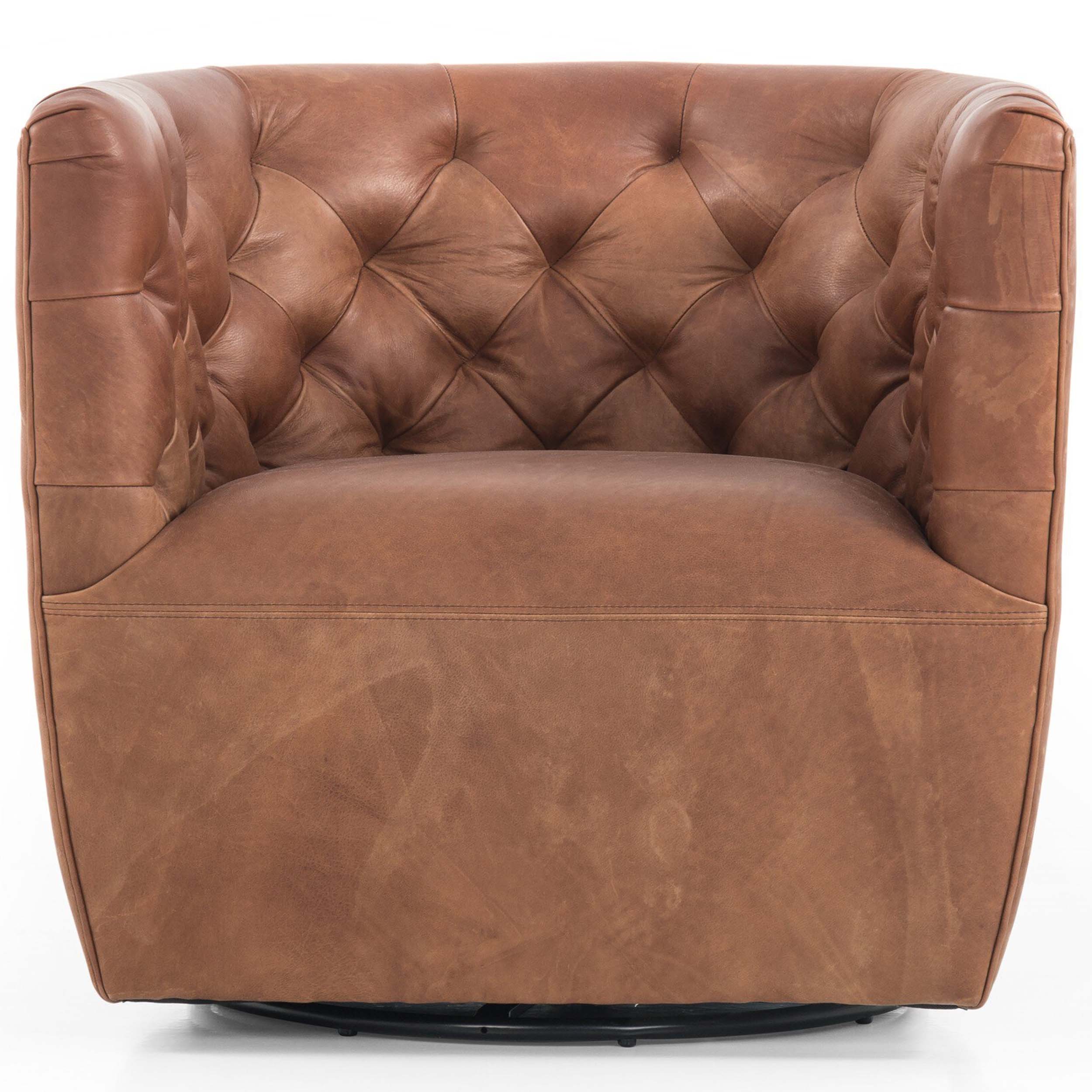 Hanover Swivel Chair, Heirloom Sienna