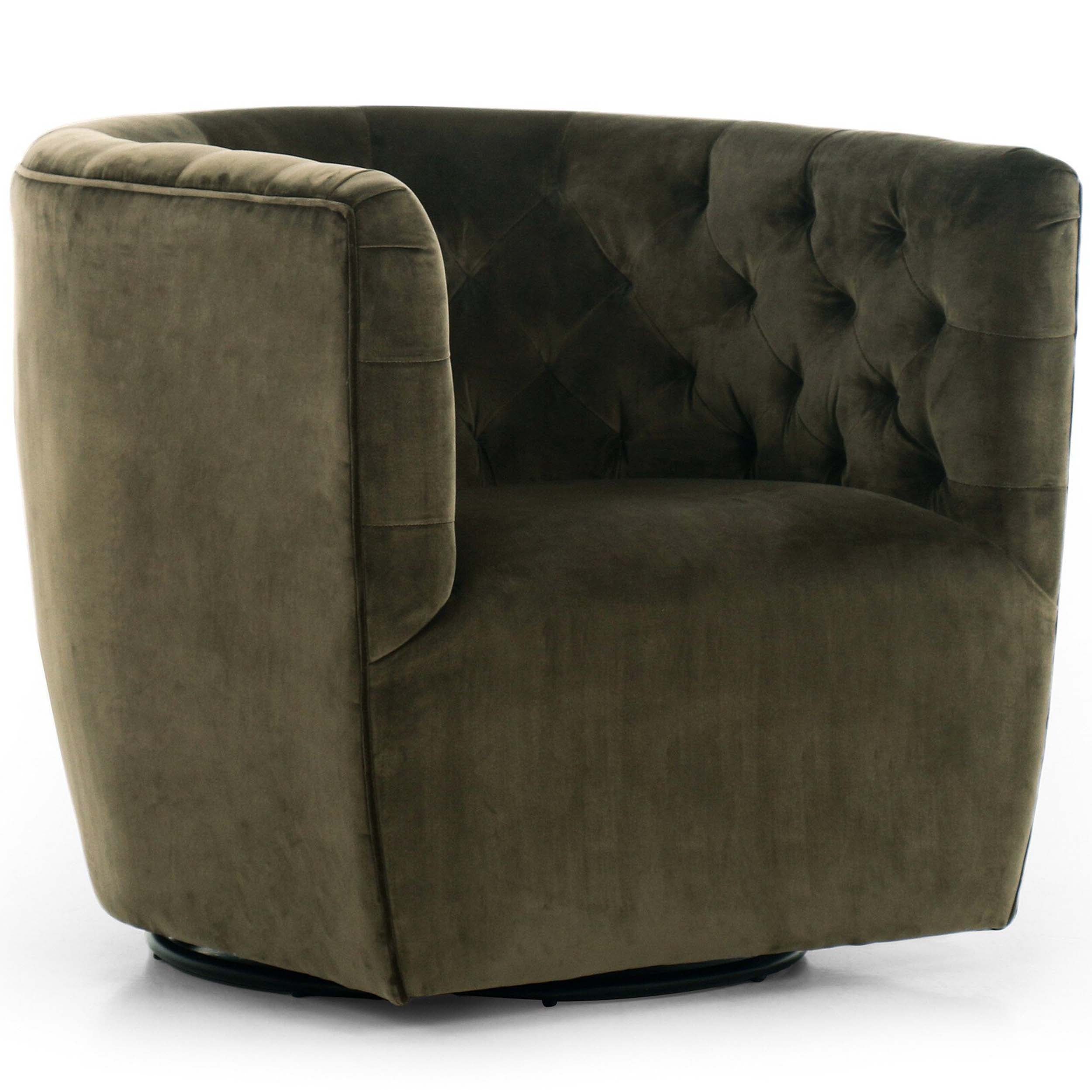 Hanover Swivel Chair, Surrey Olive