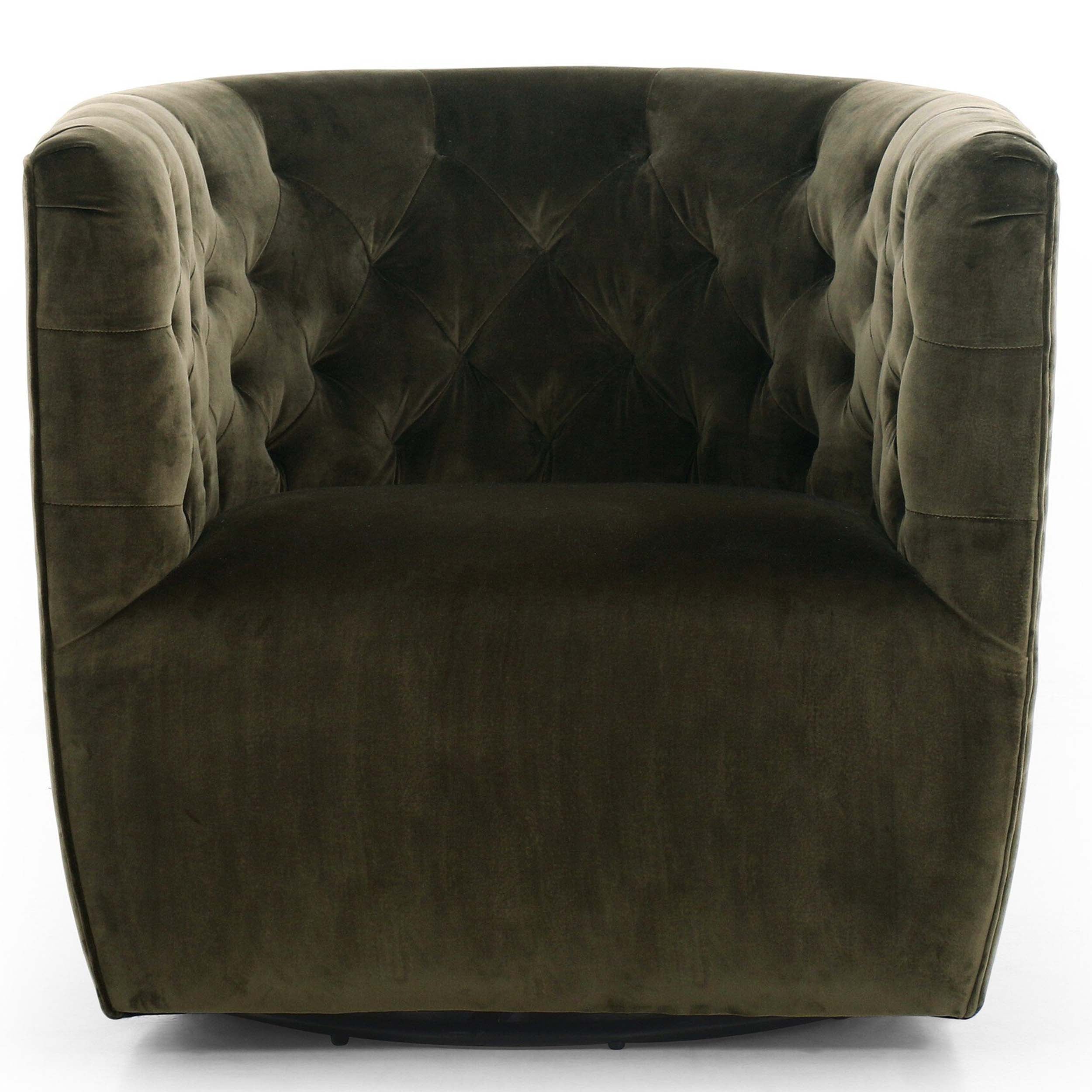 Hanover Swivel Chair, Surrey Olive