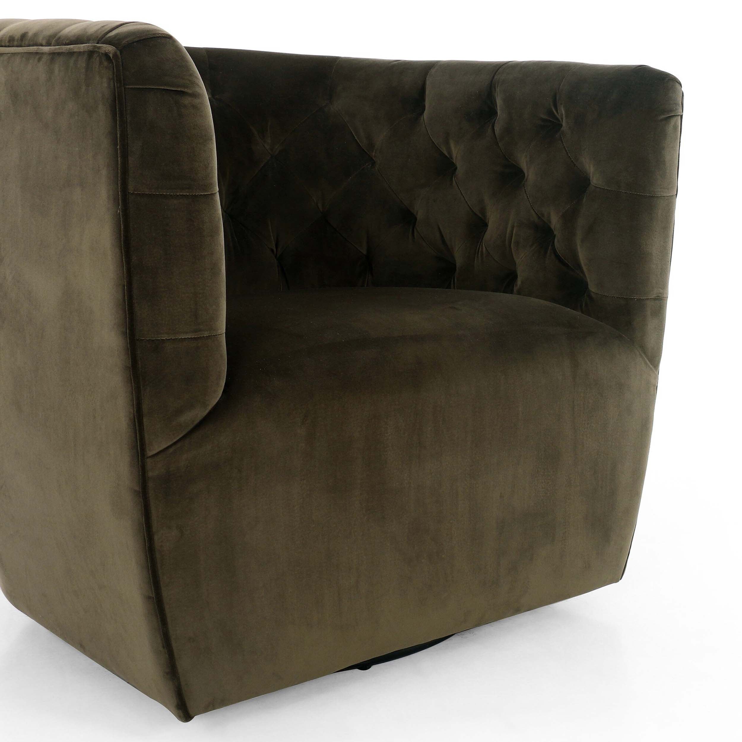Hanover Swivel Chair, Surrey Olive