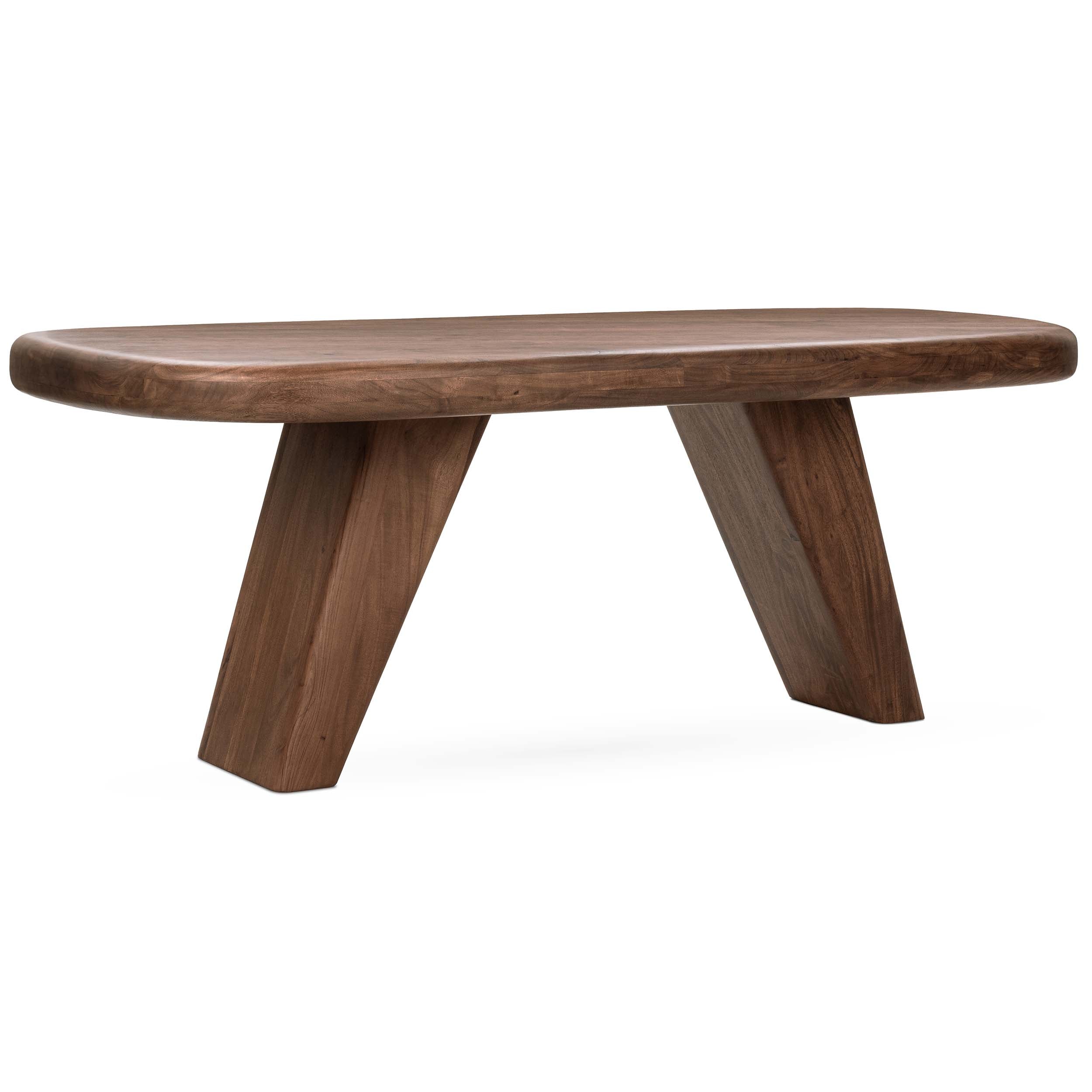 Harvery Solid Wood Desk, Chestnut