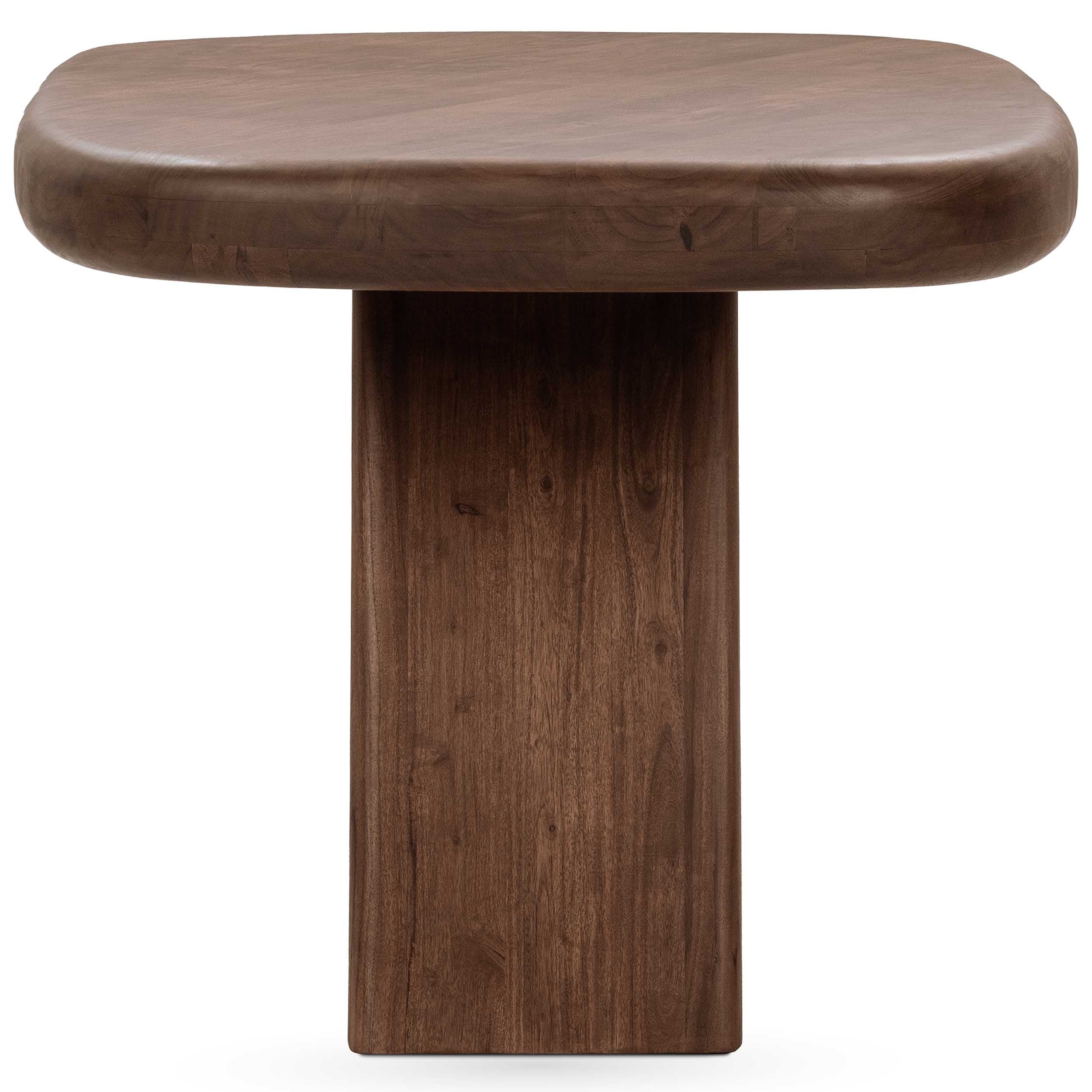 Harvery Solid Wood Desk, Chestnut