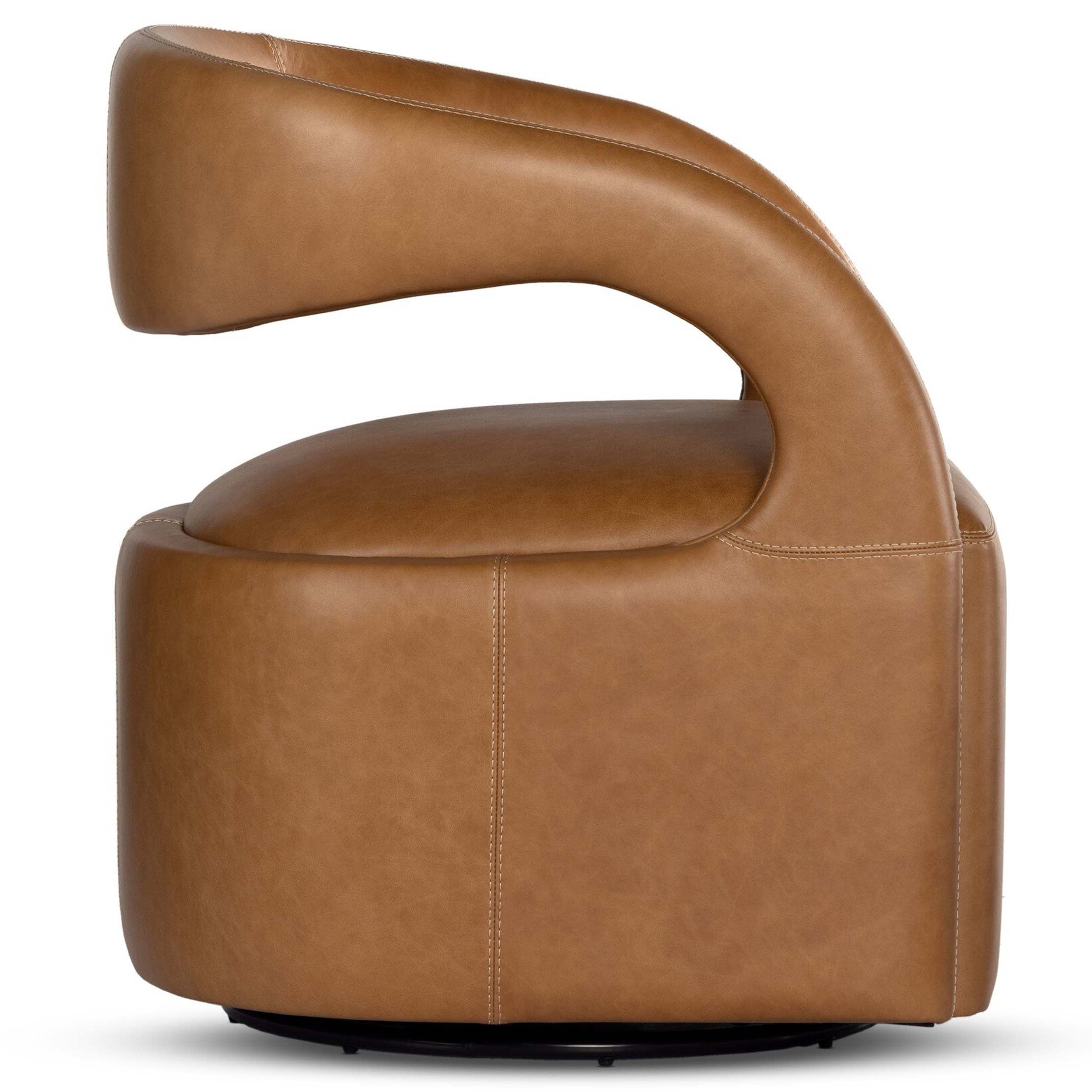 Hawkins Swivel Chair, Sonoma Butterscotch