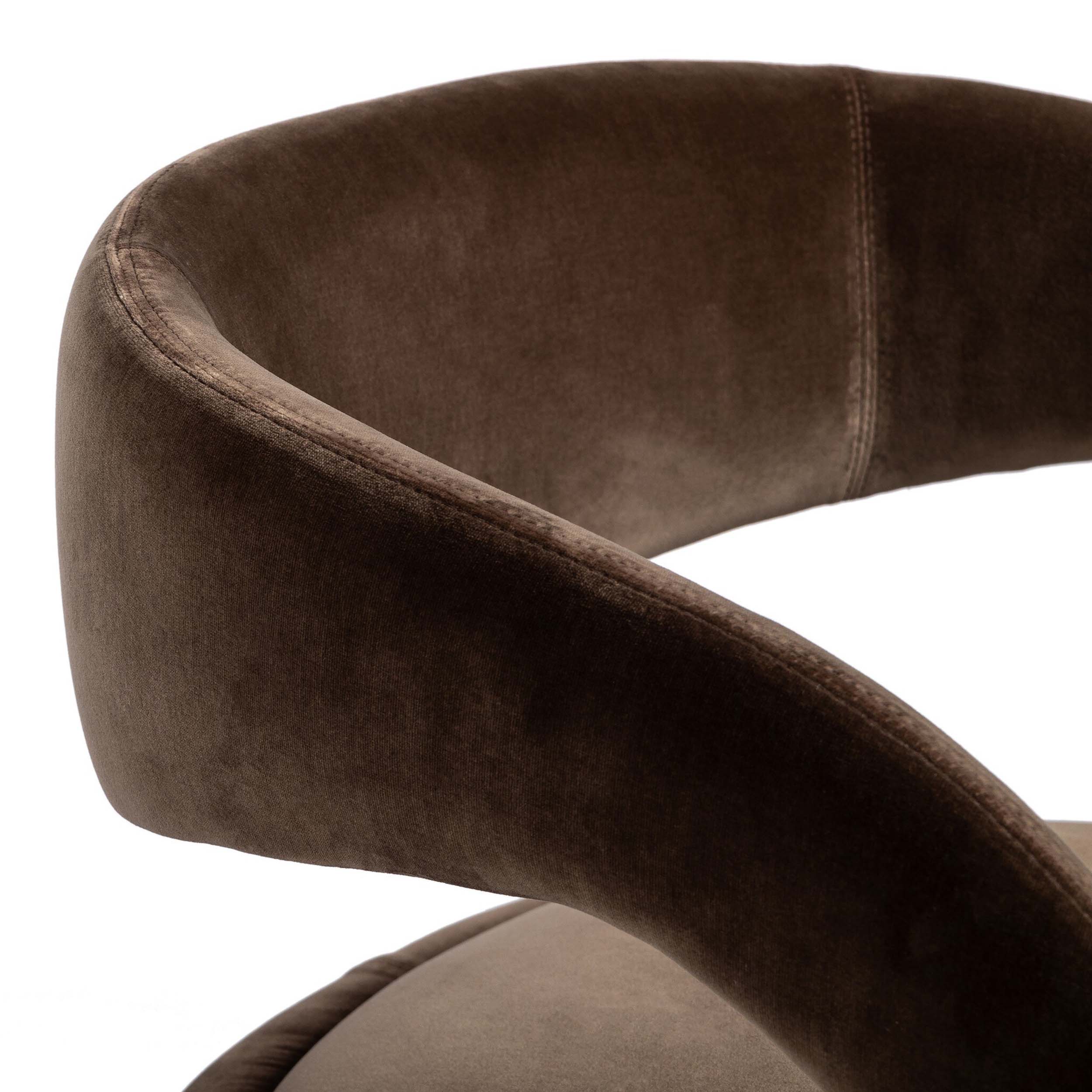 Hawkins Swivel Chair, Surrey Mink