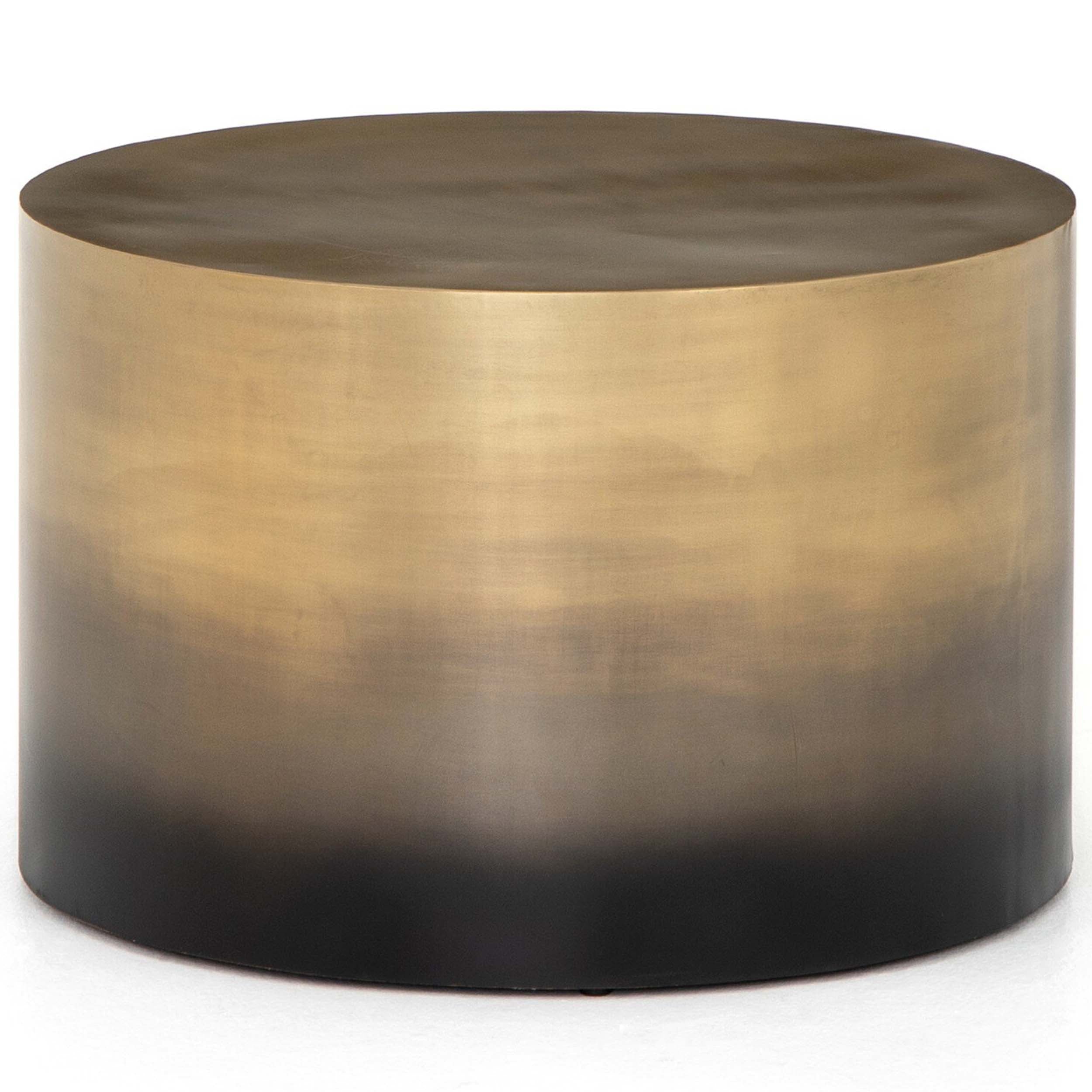 Cameron Ombre Bunching Table, Ombre Antique Brass
