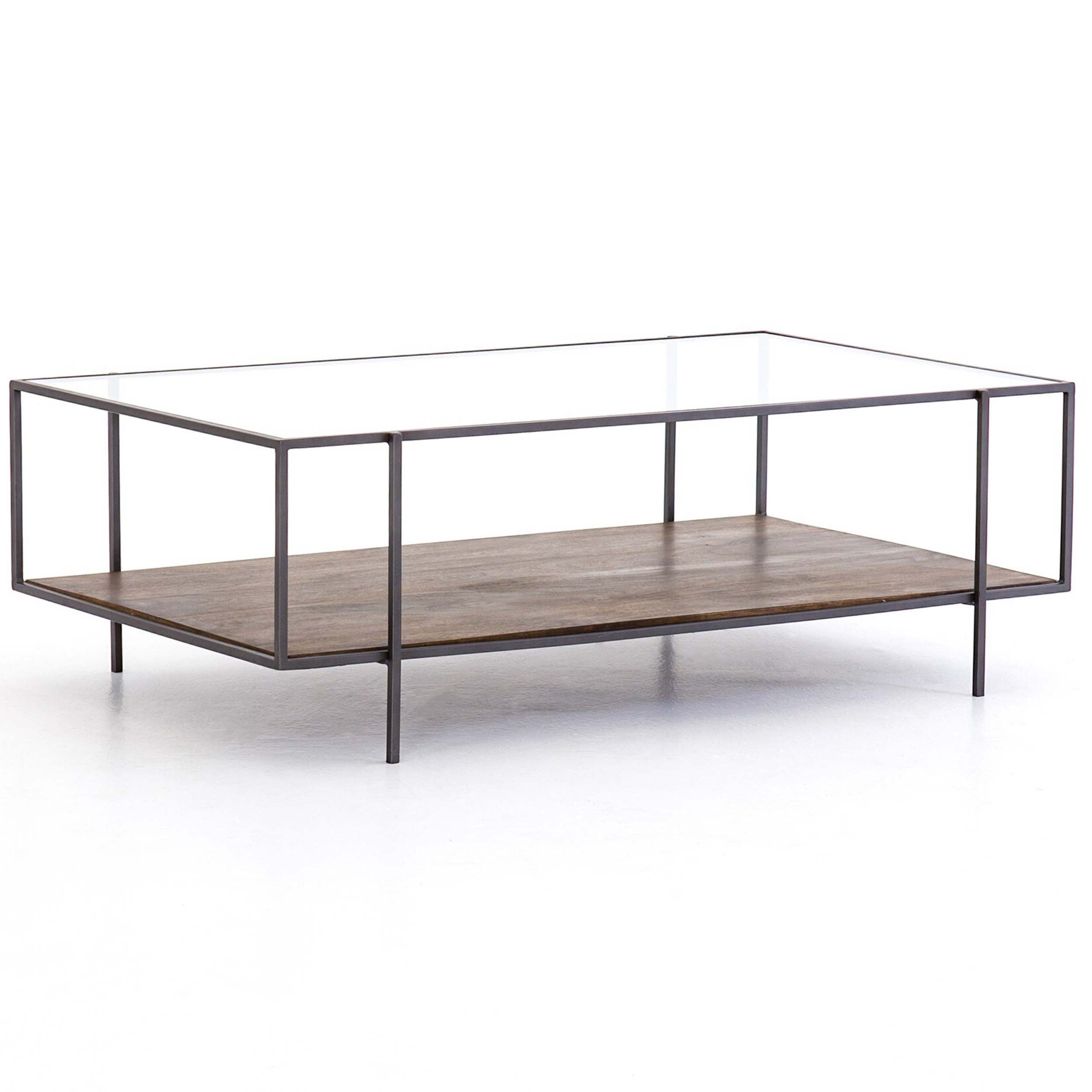 Byron Coffee Table, Dark Iron
