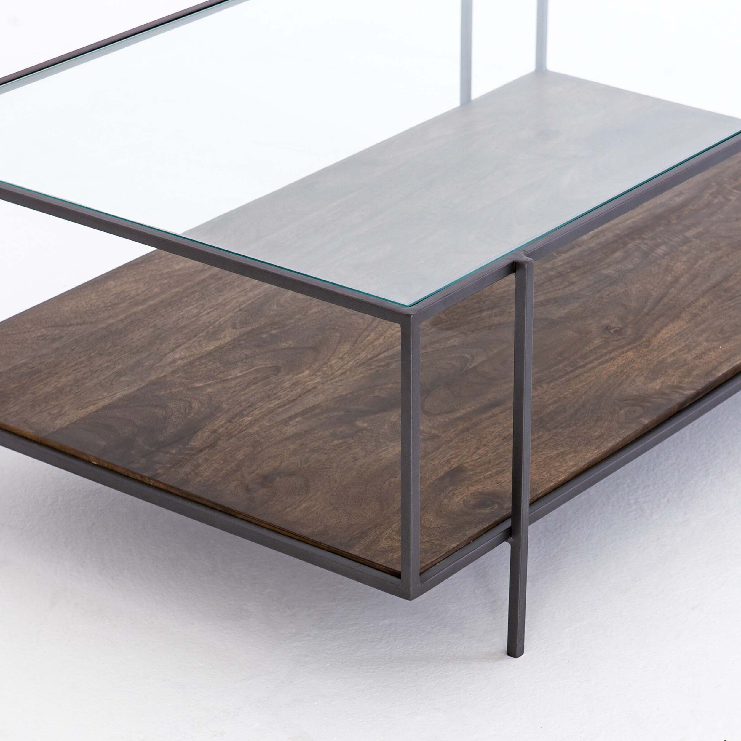 Byron Coffee Table, Dark Iron