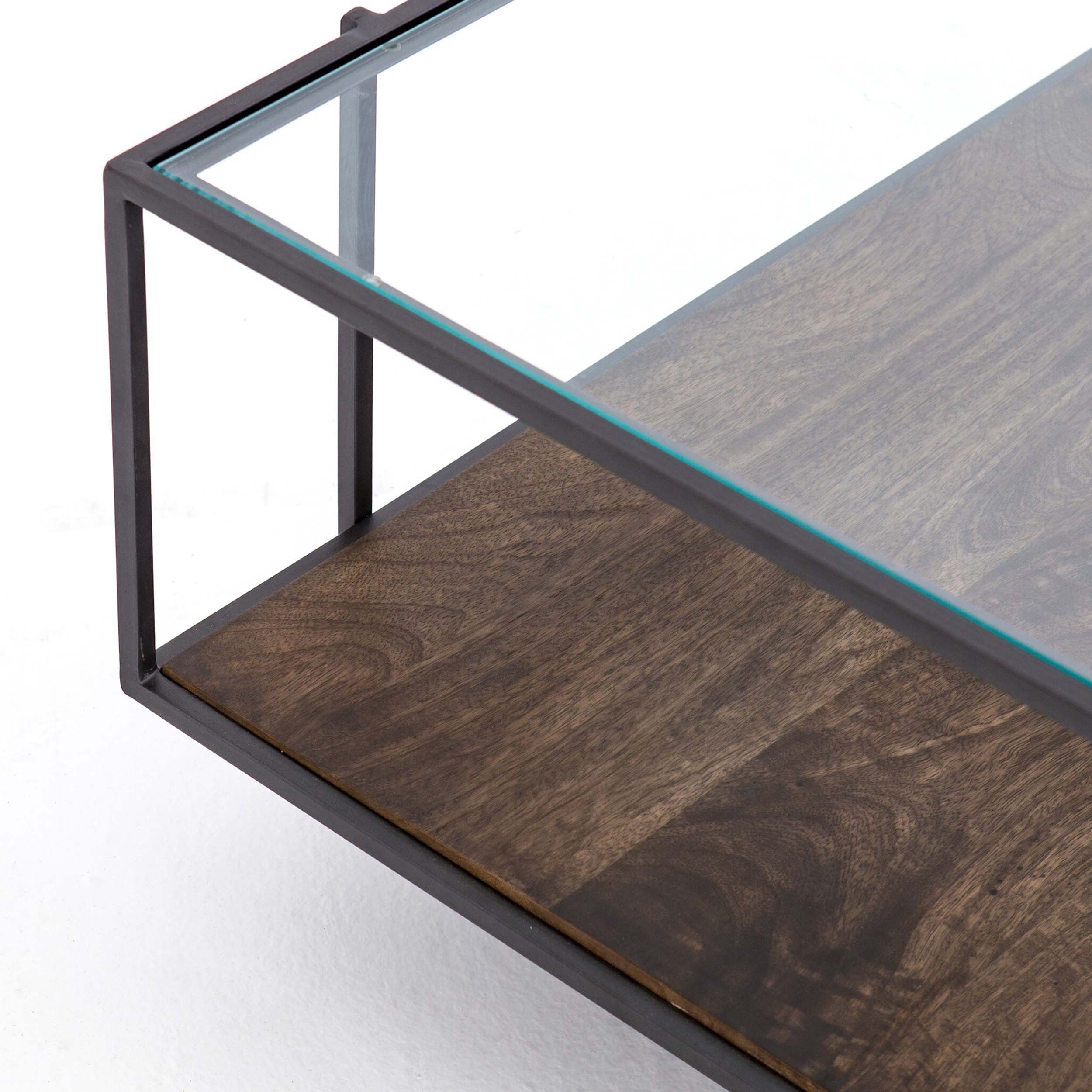 Byron Coffee Table, Dark Iron