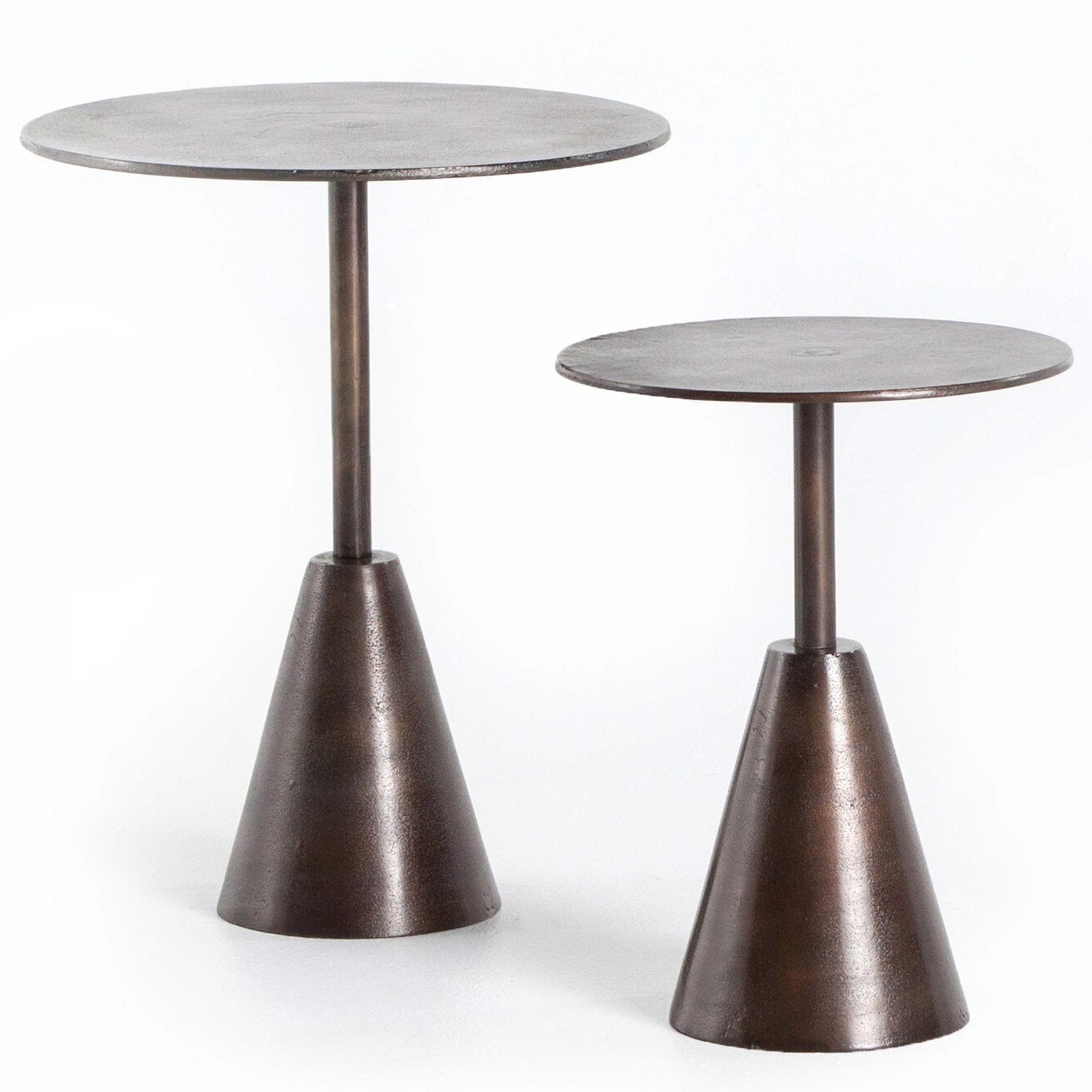 Frisco End Tables Set, Antique Rust