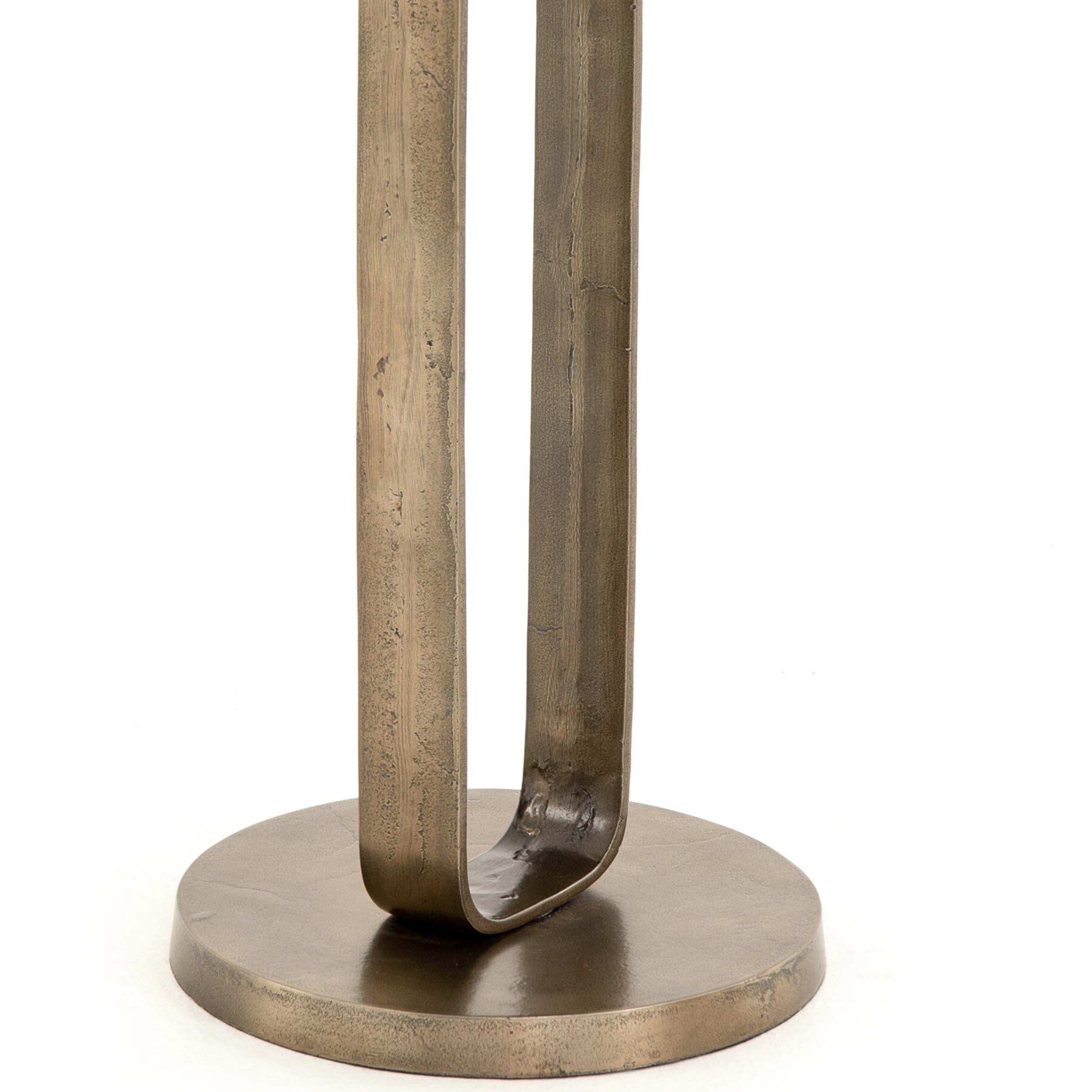 Douglas End Table, Antique Rust