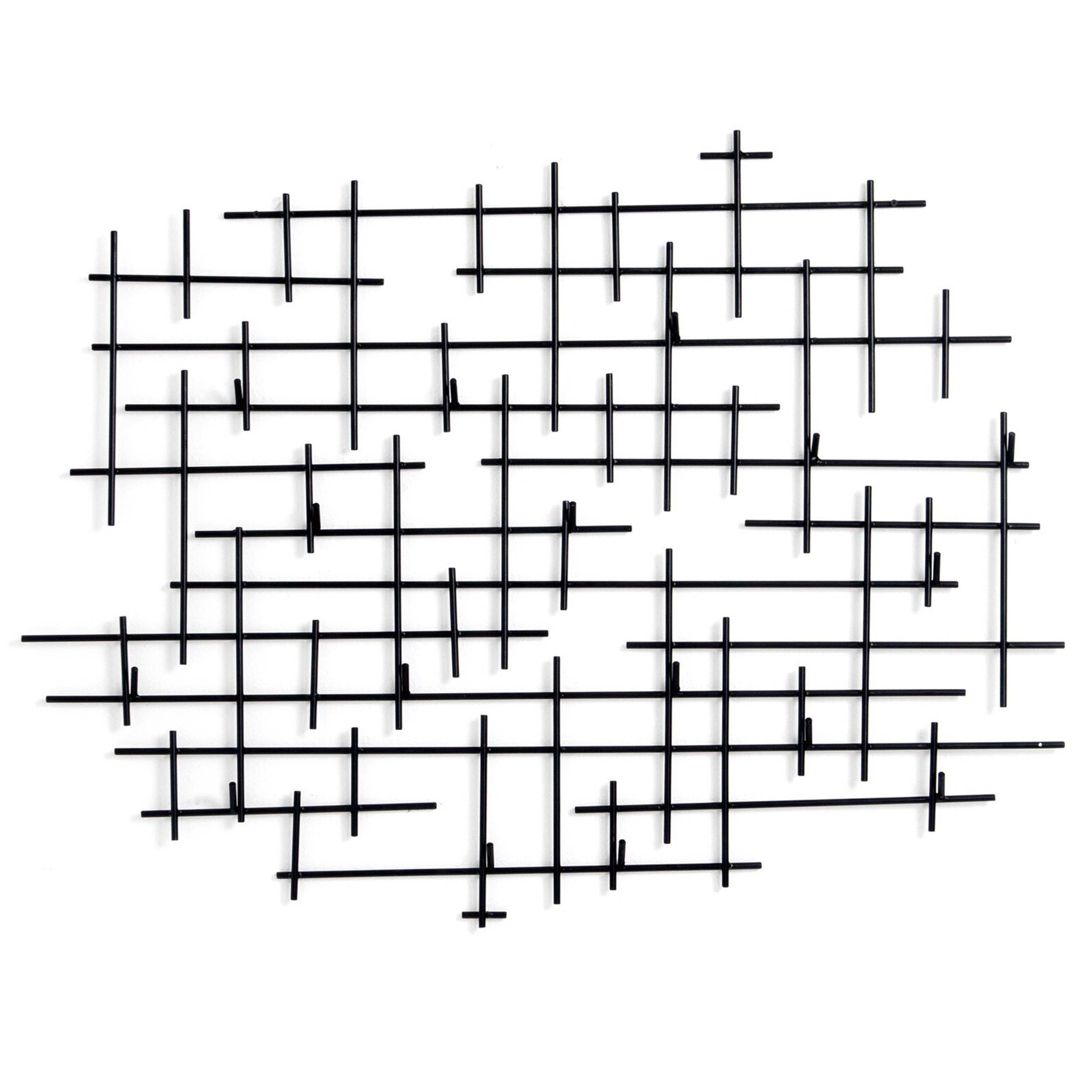 Crossin Coat Rack, Iron Matte Black