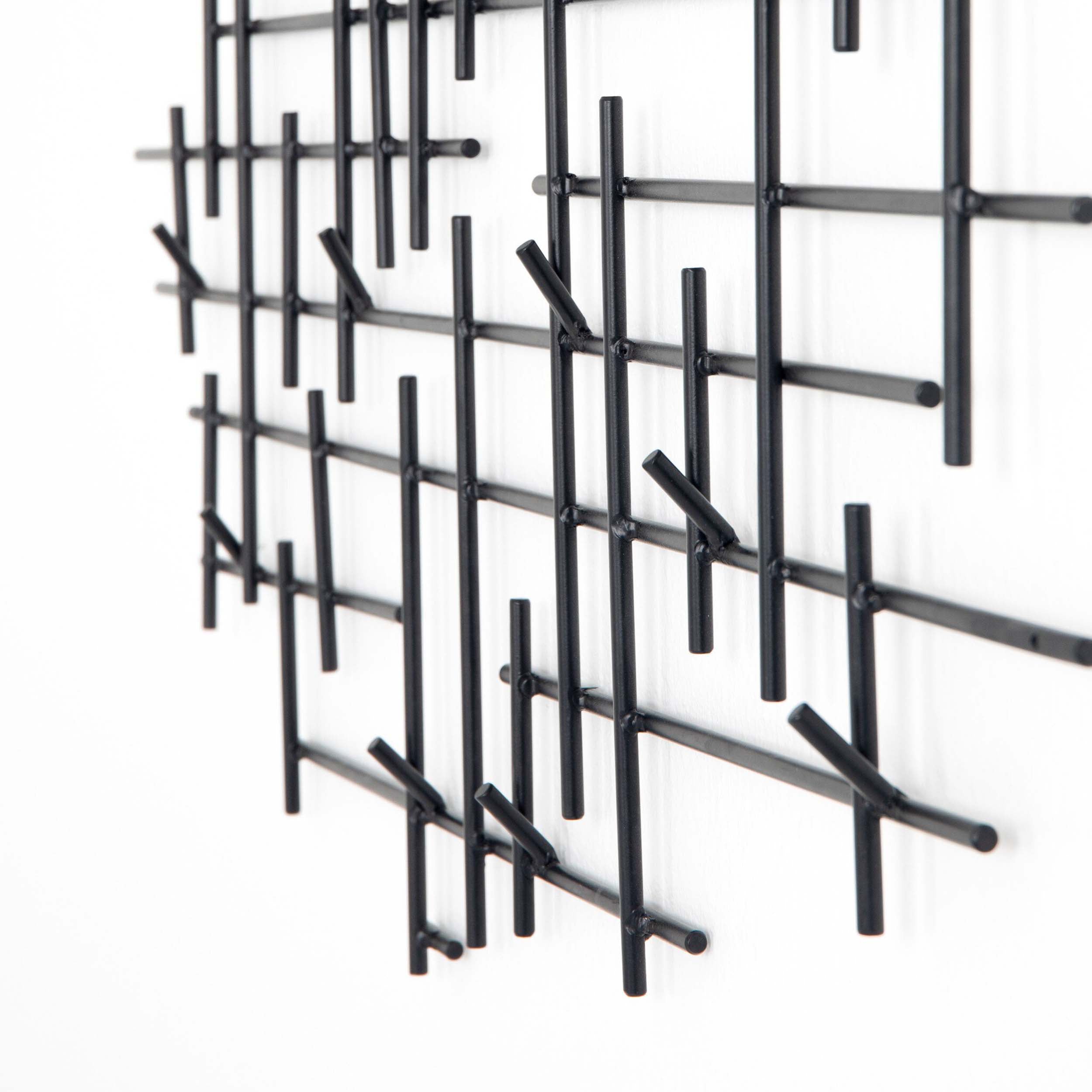 Crossin Coat Rack, Iron Matte Black