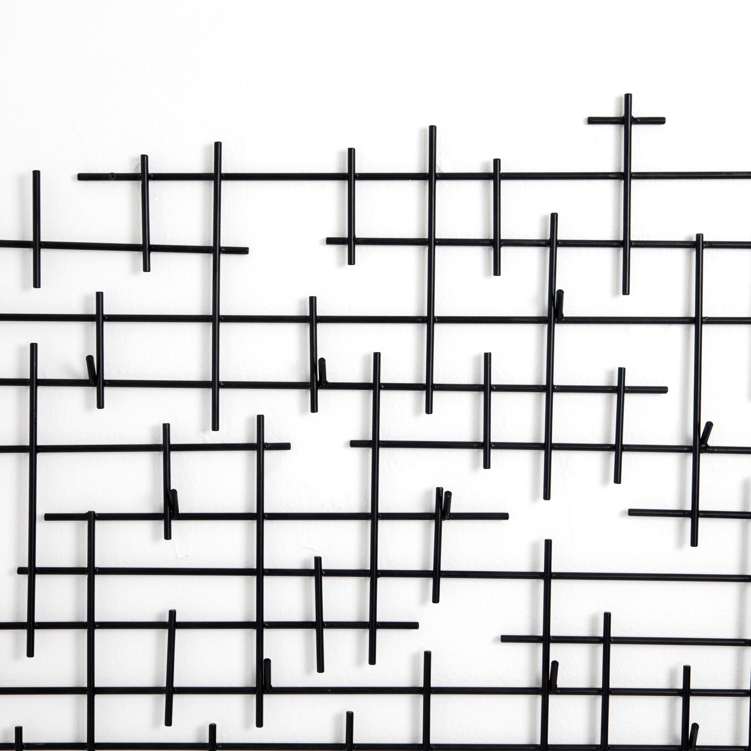 Crossin Coat Rack, Iron Matte Black