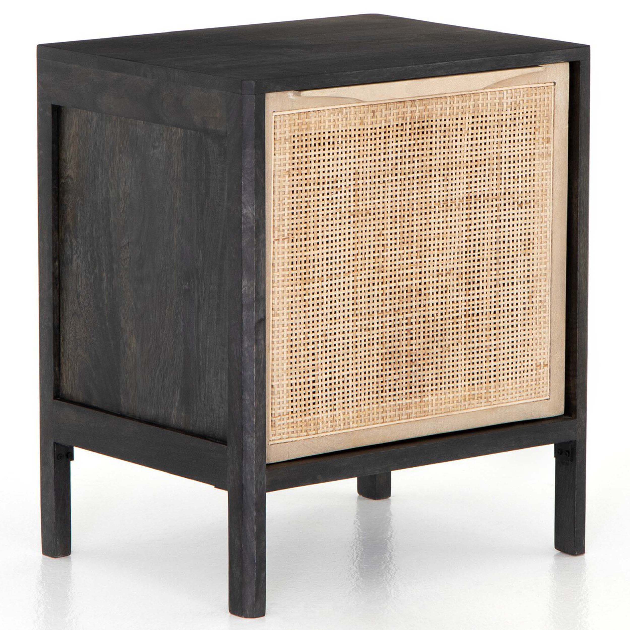Sydney Nightstand, Black Wash