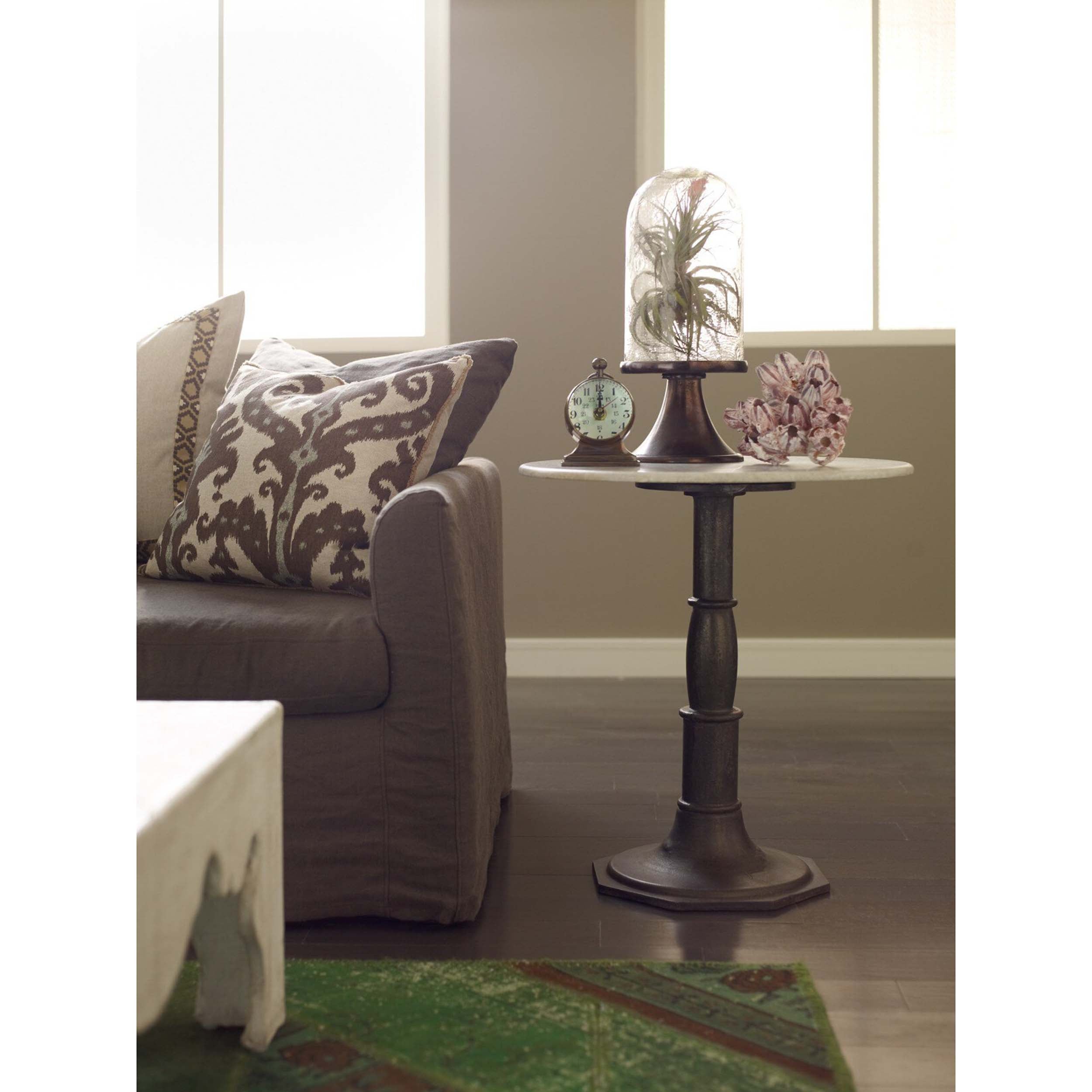 Lucy Side Table, White Marble