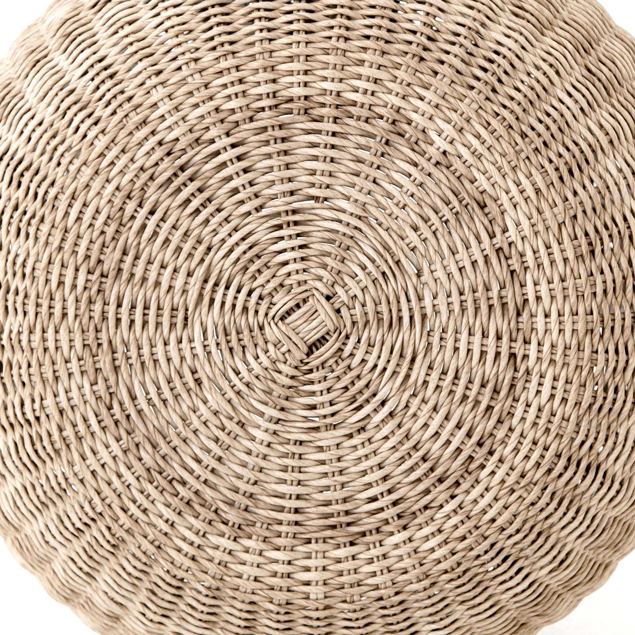 Phoenix Outdoor Accent Stool, Vintage White