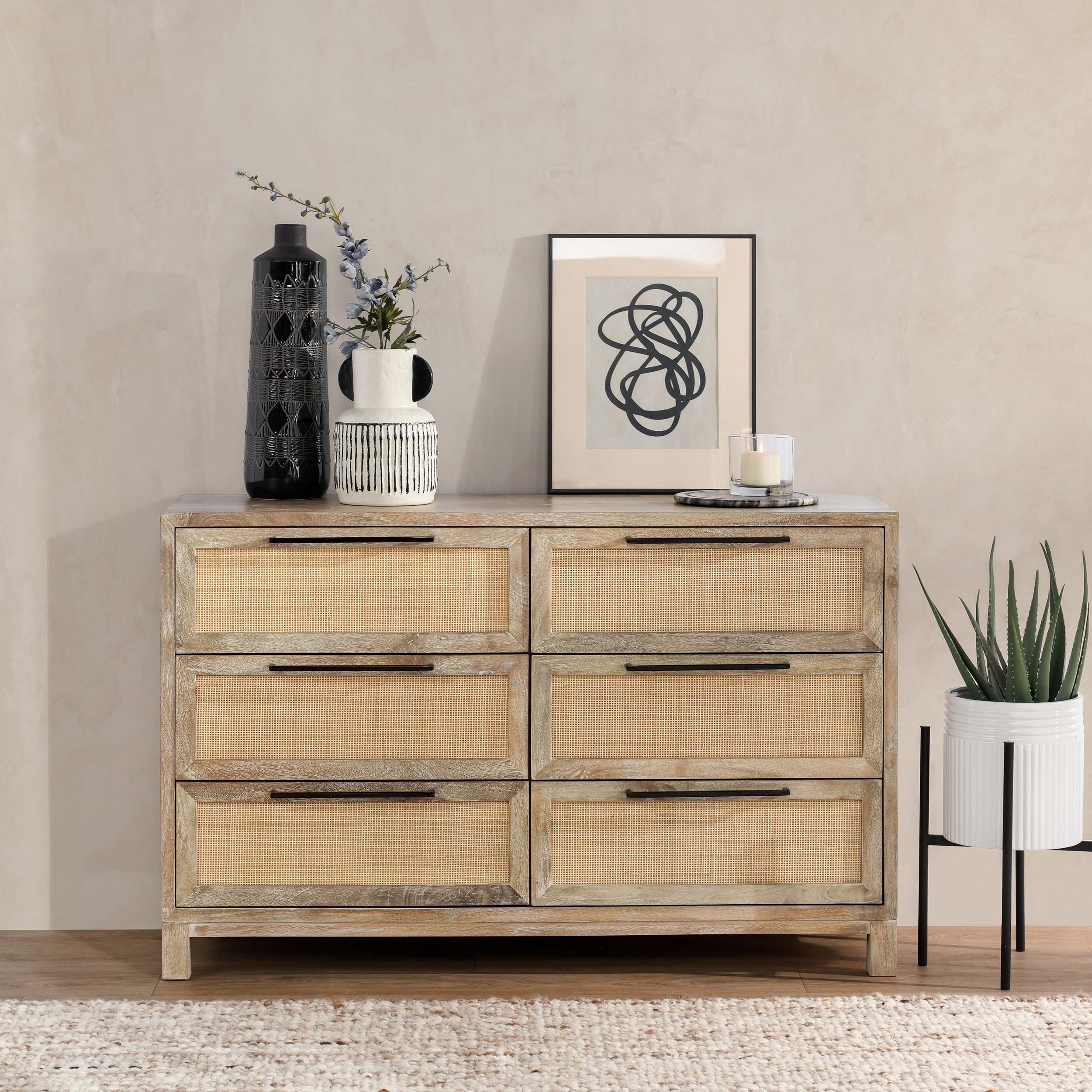 Jenson 6Dwr Dresser, Meadow Taupe